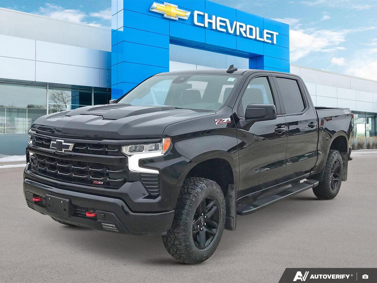 Protection Package ($780) Spray on Bed Liner | Rear Wheel House Liners

Trailering Package | Off Road Suspension | Heated Seats | Wireless Charging | Off Road Appearance | Bucket Seats |
The 2023 Chevrolet Silverado 1500 LT Trail Boss is built for those who need a truck that works as hard as they do  whether thats hauling gear to the job site, towing through tough terrain, or navigating Manitoba winters with confidence. With a powerful 5.3L V8, factory 4WD, and electronic locking differential, this Trail Boss is specd for serious capability right out of the box.

- 5.3L V8 engine paired with a smooth automatic transmission  proven power for towing and hauling
- Part-time 4WD with Electronic Locking Differential and 3.55 axle ratio  Trail Boss-specific hardware built for off-road and poor-condition driving
- Hill Descent Control and Hill Hold Control  ideal for steep terrain and tricky loading docks
- Crew Cab short bed configuration with seating for 5  practical layout balancing passenger room and maneuverability
- Protection Package (WPQ) included  added peace of mind for a used truck
- Jet Black interior with steering wheel audio controls and Wi-Fi Hotspot capability  connected and comfortable on long drives
- Teen Driver system  configurable safety tech with in-vehicle report card, a standout feature for family households
- 79,026 km on a 3-year-old truck  consistent use with plenty of life left in a well-built platform

This Silverado LT Trail Boss is ready to go to work. Visit us at Birchwood Chevrolet Buick GMC, explore options at birchwoodchevrolet.ca, or reach out to book a test drive. You can also reserve this truck online or get your purchase started from home  whatever works best for you.
All of our quality pre-owned vehicles are delivered with the following:
· a Birchwood Certified 152 pt Inspection
· a full tank of fuel
· Full service records (if available)
· a CARFAX report

Click, call (204) 837-5811, or visit Birchwood Chevrolet Buick GMC at the Birchwood Auto Park, 3965 Portage Avenue West at the Perimeter.

Special Financing Available! Price does not include taxes. Dealer Permit #4240.
Dealer permit #4240