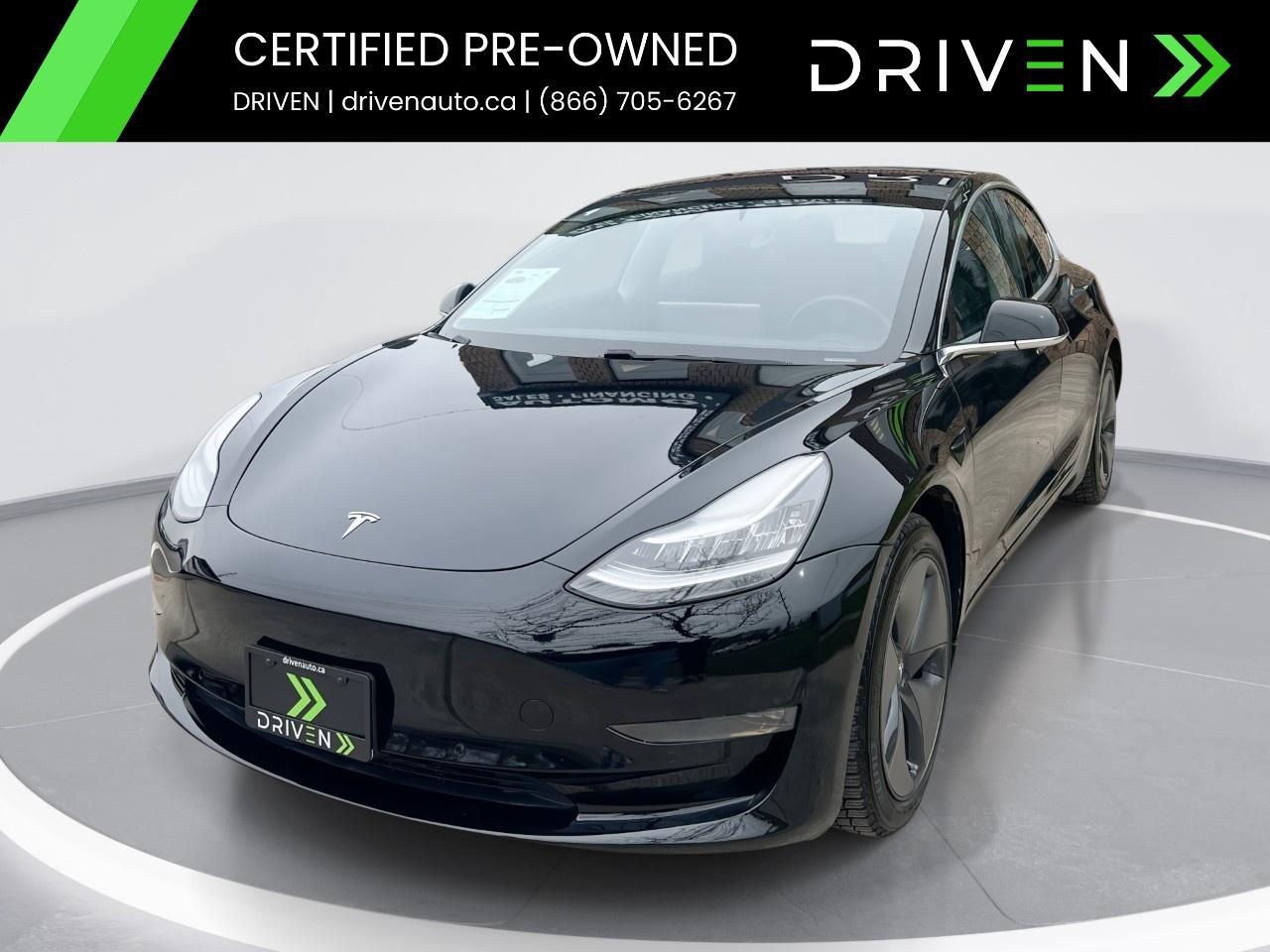 <p><strong>SPECIAL FINANCE PRICE: $25,495</strong></p><p><strong>CASH PRICE: $27,495</strong></p><p>Step into the future with this black Tesla Model 3 Long Range. Enjoy dual motor AWD, impressive all-electric range, premium interior, panoramic glass roof, and that signature minimalist touchscreen.</p><p>Packed with cutting-edge safety tech including Autopilot, collision avoidance, blind spot monitoring, and emergency braking.</p> <p><span style=color:black>This vehicle is in<strong>excellent showroom condition</strong>and backed by the<strong>DRIVEN Certified Advantage Program</strong>for complete peace of mind.</span></p><p><span style=color:black><strong>INSPECTION & CERTIFICATION</strong></span></p><p><span style=color:black>This vehicle has undergone a<strong>comprehensive 150-point inspection</strong>by licensed in-house mechanics, assessing its cosmetic, mechanical, and safety condition. It comes<strong>DRIVEN Certified</strong>, which includes our<strong>30-Day / 2,500KM Vehicle Assurance Program</strong>covering any mechanical issues within that period.</span></p><p><span style=color:black><strong>DRIVEN CERTIFIED ADVANTAGE PROGRAM  INCLUDED FOR ALL BUYERS</strong></span></p><p><span style=color:black> 30-Day / 2,500KM Vehicle Assurance Program  Ontario-wide delivery available  Free Carfax Vehicle History Report  Access to Industry-Leading Warranty & GAP Programs  WALKAWAY Protection Available  Fresh Oil Change & New Cabin Air Filter  Meticulously Reconditioned & Professionally Detailed Vehicles</span></p><p><span style=color:black><strong>FINANCING AVAILABLE</strong></span></p><p><span style=color:black>All credit types are welcome! Whether youre a<strong>first-time buyer</strong>,<strong>newcomer to Canada</strong>, or<strong>rebuilding credit</strong>, our<strong>Equifax Certified Finance Team</strong>works to secure your best approval.</span></p><p><span style=color:black>Special Financing Programs are available for an additional<strong>$999</strong>, covering the expert services we provide to secure the<strong>lowest rates, best approvals, and most flexible terms</strong>.</span></p><p><span style=color:black>The<strong>Special Finance Price</strong>reflects a dealer discount and is available only when financing is arranged through<strong>DRIVEN</strong>, on approved credit (O.A.C.). Customers paying cash or using outside financing will pay the full<strong>cash price</strong>listed above.</span></p><p><span style=color:black><strong>CONVENIENCE & EXPERIENCE</strong></span></p><p><span style=color:black> State-of-the-Art Facility in Newmarket, ON  Hundreds of 5-Star Google Reviews  Recognized for expertise and trust  Transparent, Pressure-Free Consultations  Top Dollar for Trades  Well buy your vehicle even if you dont buy ours</span></p><p><span style=color:black><strong>ABOUT DRIVEN</strong></span></p><p><span style=color:black><strong>DRIVEN</strong> Anything but your typical dealership. Your one-stop destination for<strong>buying, selling, and servicing vehicles</strong>, built on transparency, trust, and a people-first approach.</span></p><p><span style=color:black>Visit us today at<strong>220 Mulock Drive, Newmarket, ON L3Y 9B7</strong> Or explore our full inventory and get<strong>pre-approved in minutes</strong>with<strong>no credit impact</strong>at</span><a target=_blank rel=noopener noreferrer nofollow href=http://www.drivenauto.ca><span style=color:blue>www.drivenauto.ca</span></a></p><p><span style=color:black>In accordance with<strong>OMVIC regulations</strong>, the listed<strong>cash price</strong>is the total all-in price excluding taxes and licensing. The<strong>Special Financing Price</strong>reflects dealer incentives available only when financing is arranged through DRIVEN (O.A.C.).</span></p><p><span style=color:black>***Although every effort is made to ensure accuracy, we are not responsible for any errors or omissions. Prices and availability may change without notice. Please call or email us directly to confirm details.***</span></p>