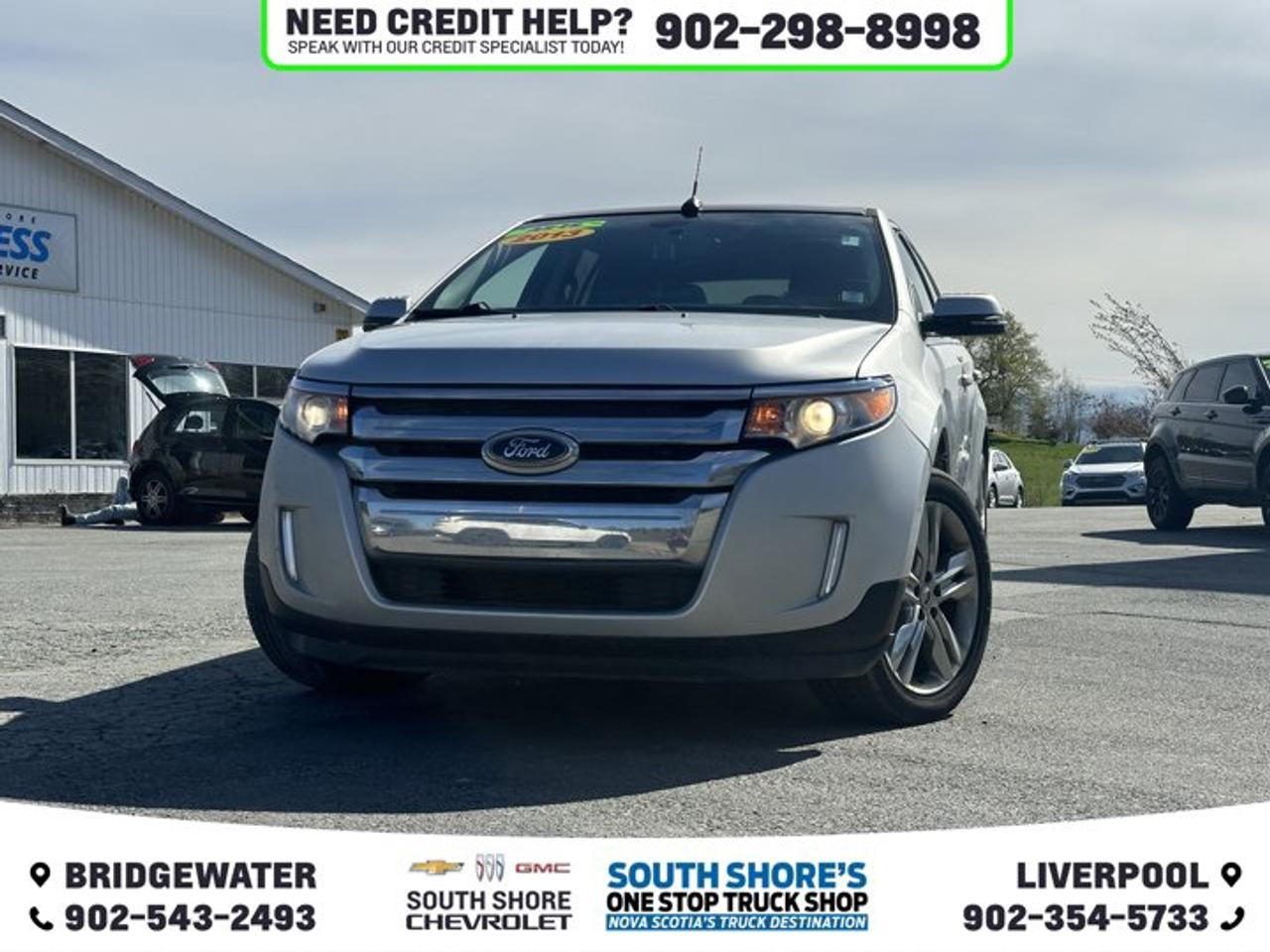 Awards: * Wards 10 Best Engines * 2013 KBB.com Brand Image Awards Recent Arrival! Ingot Silver 2013 Ford Edge Limited For Sale, Bridgewater AWD 6-Speed Automatic with Select-Shift 3.5L V6 Ti-VCT AWD, 12 Speakers, ABS brakes, Air Conditioning, Alloy wheels, BLIS Blind Spot Information System, Cargo Accessory Package, Cargo Area Protector, Cargo Cover, CD player, Driver door bin, Driver Entry Package, Dual front impact airbags, Electronic Stability Control, Equipment Group 301A, Exterior Parking Camera Rear, Four wheel independent suspension, Front dual zone A/C, Front reading lights, Fully automatic headlights, Heated door mirrors, Heated front seats, Illuminated entry, Intelligent Access w/Push-Button Start, LED Turn Signal Mirror Indicators, Occupant sensing airbag, Outside temperature display, Overhead airbag, Overhead console, Panoramic Vista Roof, Perimeter Alarm, Power door mirrors, Power driver seat, Power Liftgate, Power passenger seat, Power steering, Power windows, Radio data system, Rain-Sensing Wipers, Rear Bumper Protector, Rear Parking Sensors, Rear window defroster, Remote Start, Speed control, Speed-Sensitive Wipers, Tachometer, Tilt steering wheel, Traction control, Variably intermittent wipers, Vision Package, Voice-Activated Navigation System. Reviews: * Quiet and comfortable cabin; abundant features; comfortable ride; composed handling; available EcoBoost four-cylinder engine. Source: Edmunds * The Ford Edge offers a balanced ride, multiple engine choices, and a wide range of tech and amenity options that can morph it from a sub-$30,000 family hauler to a powerful, blinged-out machine reaching over $45,000. Source: KBB.com