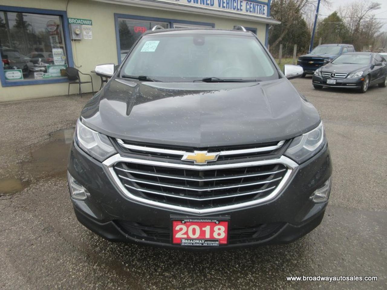 2018 Chevrolet Equinox ALL-WHEEL DRIVE PREMIER-EDITION 5 PASSENGER 1.5L - TURBO.. NAVIGATION.. PANORAMIC SUNROOF.. LEATHER.. HEATED SEATS & WHEEL.. BACK-UP CAMERA.. Photo