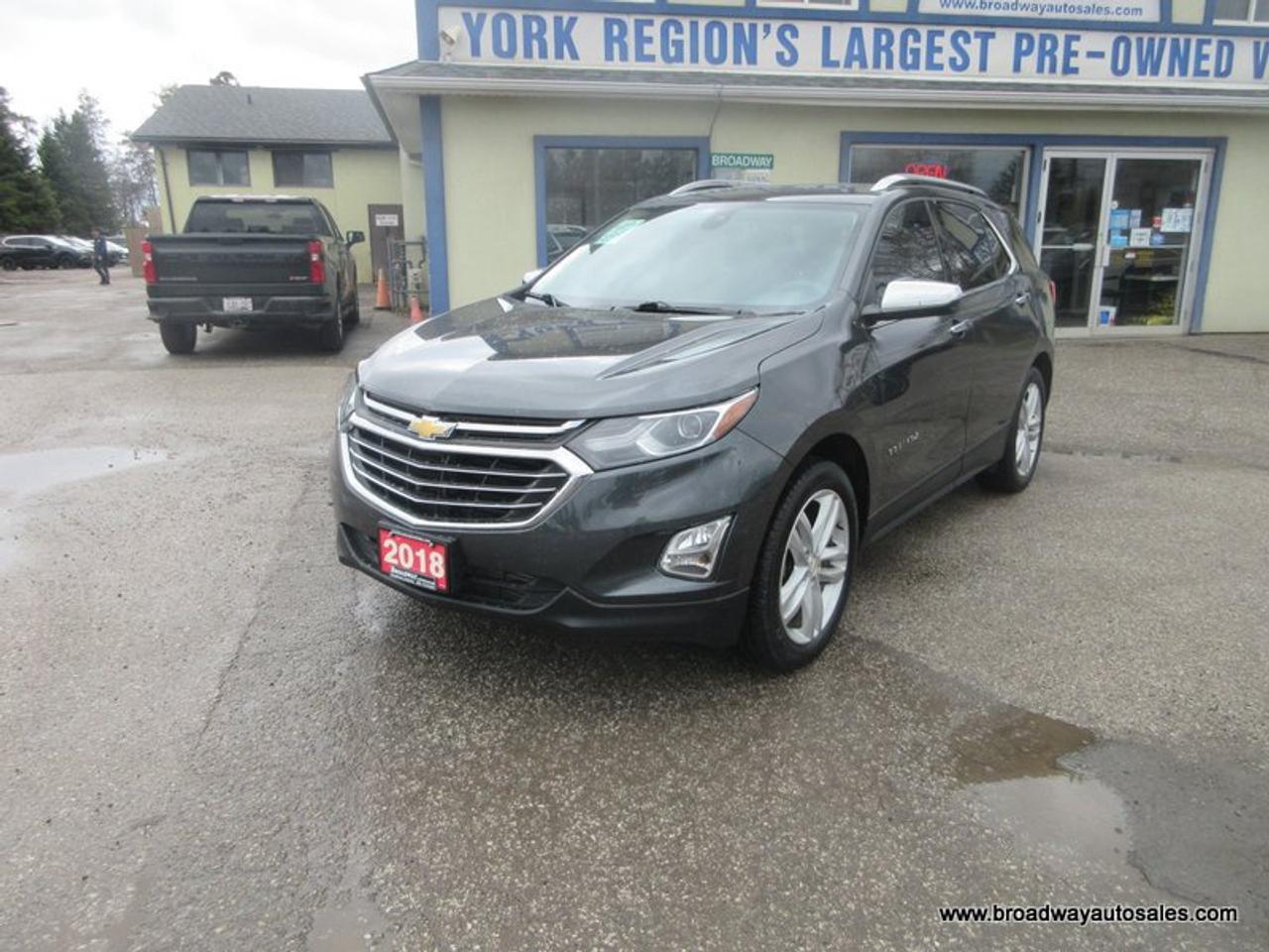 2018 Chevrolet Equinox ALL-WHEEL DRIVE PREMIER-EDITION 5 PASSENGER 1.5L - TURBO.. NAVIGATION.. PANORAMIC SUNROOF.. LEATHER.. HEATED SEATS & WHEEL.. BACK-UP CAMERA.. Photo