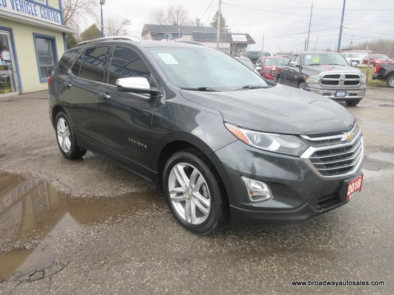 2018 Chevrolet Equinox ALL-WHEEL DRIVE PREMIER-EDITION 5 PASSENGER 1.5L - TURBO.. NAVIGATION.. PANORAMIC SUNROOF.. LEATHER.. HEATED SEATS & WHEEL.. BACK-UP CAMERA.. Photo