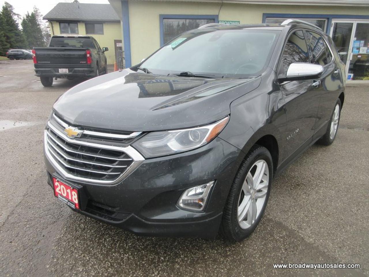 2018 Chevrolet Equinox ALL-WHEEL DRIVE PREMIER-EDITION 5 PASSENGER 1.5L - TURBO.. NAVIGATION.. PANORAMIC SUNROOF.. LEATHER.. HEATED SEATS & WHEEL.. BACK-UP CAMERA.. Photo