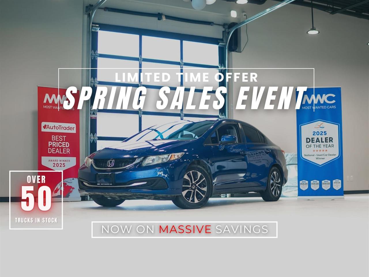 <div style=text-align: justify;><span style=font-size:14px;><span style=font-family:times new roman,times,serif;>This vehicle is being sold AS TRADED.<strong> Please do NOT email in regarding what this vehicle needs for safety or what's wrong with the vehicle, as we do not pre-inspect our AS-IS vehicles.</strong> We price them inexpensively for quick sale hoping someone can take advantage of a low price trade-in. You are more than welcome to test drive the vehicle around the block for a short 4-5 minute test drive. WE OFFER TO ALL OUR VALUED CUSTOMERS&rsquo; PARTS AT COST TO CERTIFY THIS VEHICLE. By our dealership standard, we do NOT certify vehicles under 2011 as we only have 2 onsite mechanics and over 150 vehicles in stock. Thus, by OMVIC regulation we must say: This vehicle is being sold as-is, unfit, not e-tested, and is not represented as being in road-worthy condition, mechanically sound, or maintained at any guaranteed level of quality. The vehicle may not be fit for us as a means of transportation and may require substantial repairs at the purchaser&rsquo;s expense. It may not be possible to register the vehicle to be driven in its current condition.<br />&nbsp;<br /><strong>Why Choose Most Wanted Cars?</strong><br />At Most Wanted Cars, we&rsquo;re not just a dealership, we&rsquo;re a place where our customers send their family and friends. Since 1975, our family owned and operated business has been proud to offer the best financing options in Kitchener-Waterloo-Cambridge, Guelph, and the surrounding areas. We&rsquo;re proud to be recognized as DealerRater&rsquo;s National Winner for Used Car Dealers in 2023, 2024 & 2025, with an A+ rating from the Better Business Bureau with over 3,600 customer reviews averaging 4.9/5. Most units are one owner, accident free, clean CarProof, low km, Canadian vehicles, local vehicles, odor free and smoke free. We offer a wide selection of Certified Pre-Owned vehicles, each backed by a free CarProof report, with no liens, full safety inspected, with a multi-point inspection. All vehicles are freshly serviced with an oil change, and units can be vehicle detailed upon request, ensuring they&rsquo;re ready for the road. Many of our vehicles are dealer serviced and include the balance of factory warranty for added peace of mind. Every vehicle is thoroughly reconditioned and presented in excellent condition, because at Most Wanted Cars you deserve nothing less!<br />To serve you better, we have two convenient locations:<br />&nbsp;</span></span></div><ol><li style=text-align: justify;><span style=font-size:14px;><span style=font-family:times new roman,times,serif;><strong>600 Elmira Rd N, Guelph &ndash; 519 822 2227</strong></span></span></li><li style=text-align: justify;><span style=font-size:14px;><span style=font-family:times new roman,times,serif;><strong>1620 King Street East, Kitchener &ndash; 519 772 3040</strong></span></span></li></ol><div style=text-align: justify;><span style=font-size:14px;><span style=font-family:times new roman,times,serif;>&nbsp;<br />Visit us at <a href=http://www.mostwantedcars.ca/>www.mostwantedcars.ca</a> to explore our full inventory and complete an easy online finance application for exclusive online preferred rates. Interest rates offered as low as 6.46% on approved credit.<br /><em>Note: Prices listed are available for financing purchases only, with approved credit. The cash price is $975 more for other payment methods. Taxes and licensing are not included in the listed price.</em><br />&nbsp;<br />Most Wanted Cars also provides additional protection options at exclusive pricing, including the Fresh Start Platinum Package, rust protection, ceramic coating, gap insurance, extended warranties, walk-away insurance, and road hazard protection, among others. For more details, please consult with your sales representative.</span></span></div>