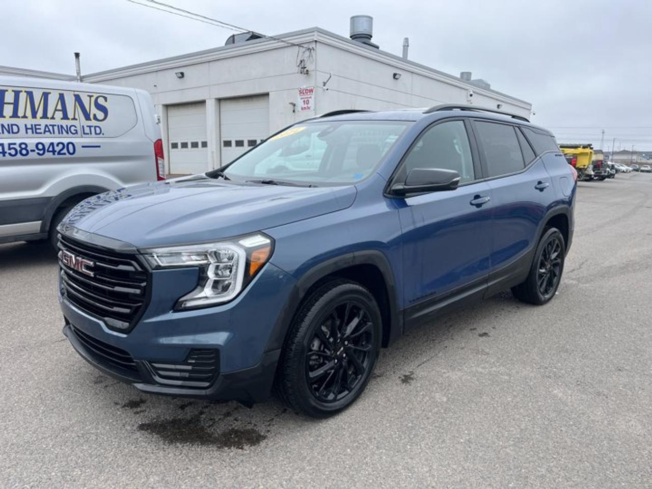 New Price!Downpour Metallic 2024 GMC Terrain SLE AWD 9-Speed Automatic 1.5L DOHCAWD, 2 USB Data Ports w/Auxiliary Input Jack, 2-Way Power Driver Lumbar Control, 3.47 Axle Ratio, 4-Way Manual Front Passenger Seat, 4-Wheel Disc Brakes, 4.2 Multi-Colour Driver Information Screen, 6 Speakers, 6-Speaker Audio System Feature, 8-Way Power Driver Seat Adjuster, ABS brakes, Adaptive Cruise Control, Air Conditioning, Alloy wheels, AM/FM radio: SiriusXM, Auto High-beam Headlights, Auto-dimming Rear-View mirror, Automatic temperature control, Black Mirror Caps, Bluetooth® For Phone, Brake assist, Bumpers: body-colour, Compass, Darkened Front Grille, Delay-off headlights, Driver & Front Passenger Heated Seats, Driver door bin, Driver vanity mirror, Dual front impact airbags, Dual front side impact airbags, Electronic Stability Control, Elevation Edition, Emergency communication system: OnStar and GMC connected services capable, Four wheel independent suspension, Front anti-roll bar, Front Bucket Seats, Front dual zone A/C, Front reading lights, Fully automatic headlights, GMC Pro Safety Plus, Heated door mirrors, Heated front seats, Illuminated entry, Lane Change Alert w/Side Blind Zone Alert, Low tire pressure warning, Occupant sensing airbag, Outside Heated Power-Adjustable Mirrors, Outside temperature display, Overhead airbag, Overhead console, Panic alarm, Passenger door bin, Passenger vanity mirror, Power door mirrors, Power driver seat, Power steering, Power windows, Preferred Equipment Group 3SA, Premium audio system: GMC Infotainment System, Premium Cloth Seat Trim, Radio data system, Radio: GMC Infotainment Audio System w/7 Display, Rear anti-roll bar, Rear Cross Traffic Alert, Rear Park Assist, Rear window defroster, Rear window wiper, Remote keyless entry, Roof rack: rails only, Roof-Mounted Luggage Rack Side Rails, Safety Alert Seat, Security system, SiriusXM, Speed control, Speed-sensing steering, Split folding rear seat, Spoiler, Steering wheel mounted audio controls, Tachometer, Telescoping steering wheel, Tilt steering wheel, Traction control, Trip computer, Variably intermittent wipers, Wheels: 17 x 7 Silver Painted Aluminum, Wheels: 19 Gloss Black Aluminum, Wireless Apple CarPlay/Wireless Android Auto.At Steele GMC Buick Fredericton, were proud to be your Used Car Mega Center serving drivers all across Atlantic Canada from Fredericton, Oromocto, New Maryland, Woodstock, Saint John, and Moncton in New Brunswick, to Nova Scotia, Prince Edward Island, and Newfoundland. Our inventory features all makes and models of used cars, trucks, SUVs, and vans, giving you the best selection in the region. Whether you need a fuel-efficient sedan, a family SUV, or a rugged pickup, youll find it right here at Steele GMC Buick Fredericton. With our Market Value Pricing, every vehicle is priced based on real-time market conditions, ensuring you get the best possible deal without the hassle of negotiating. We keep pricing transparent and competitive so you can shop with total confidence. No matter your credit situation good, bad, or no credit at all youre approved. Our finance experts work with lenders across Atlantic Canada to find the best terms for your budget, including second-chance financing, newcomer programs, and credit rebuilding solutions. As part of Steele Auto Group, Atlantic Canadas most diversified automotive group with 47 dealerships representing 27 brands, we offer unmatched selection, buying power, and customer support. That means if the vehicle you want isnt on our Fredericton lot, we can source it quickly from our massive dealer network across the Maritimes. When it comes to used vehicles, Steele GMC Buick Fredericton is the destination for drivers all across Atlantic Canada delivering market value pricing, every make and model, and guaranteed credit approval so you can get on the road with confidence.Steele Auto Group is the most diversified group