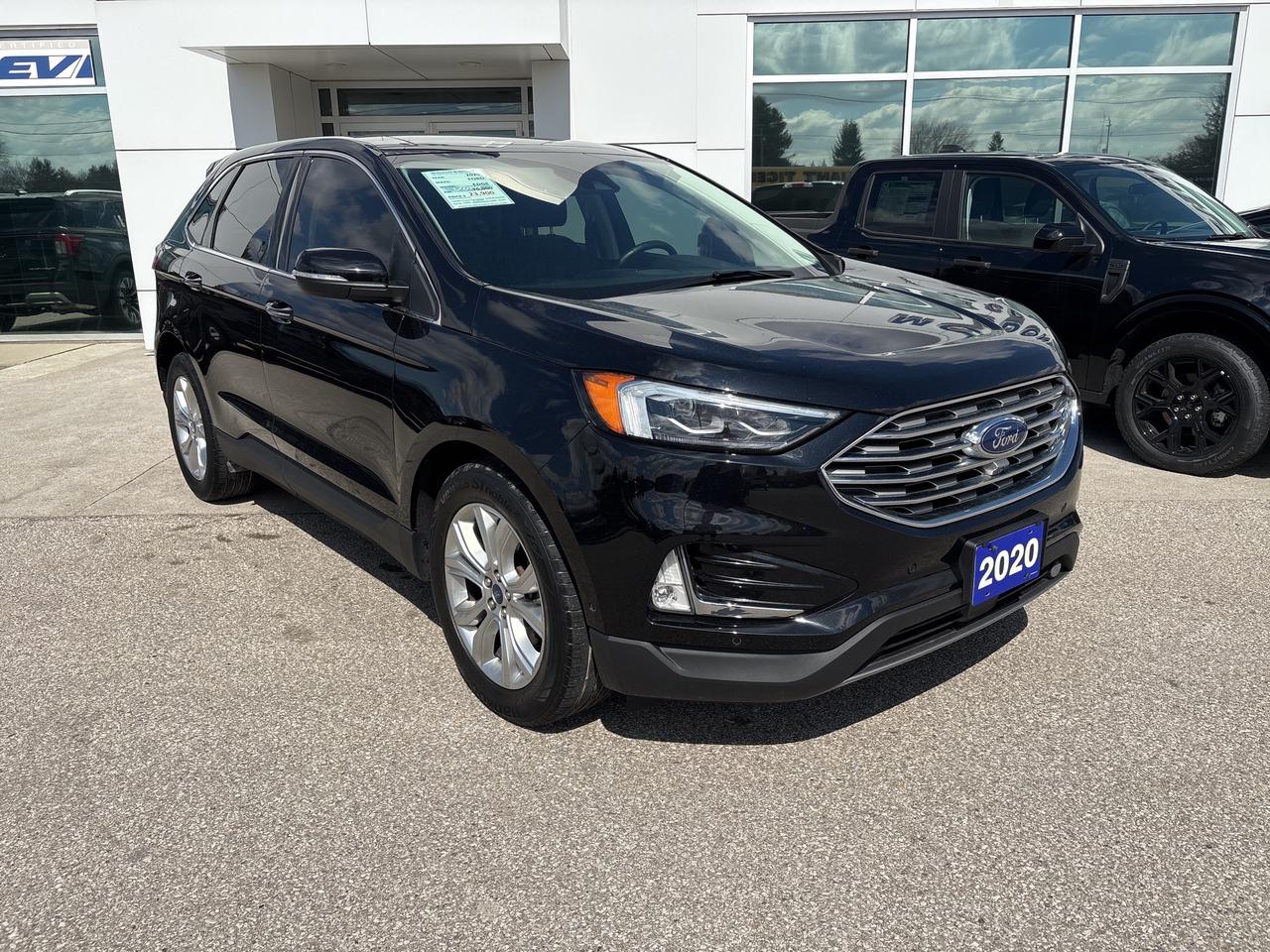 2020 Ford Edge Titanium 301A -Moonroof & Heated Seats Photo0