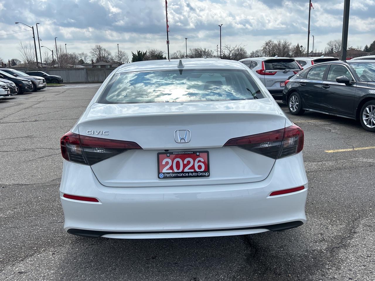 2026 Honda Civic Sedan LX CarPlay Bluetooth Rear Camera Low Kms Photo