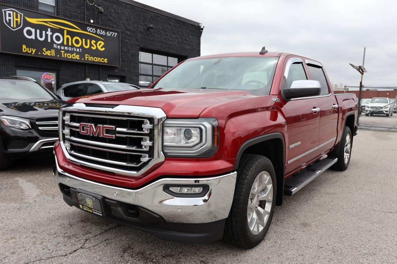 2018 GMC Sierra 1500 SLT-4WD-CREWCAB-R STARTER /NAV/LEATHER/P SEATS/MEM Photo