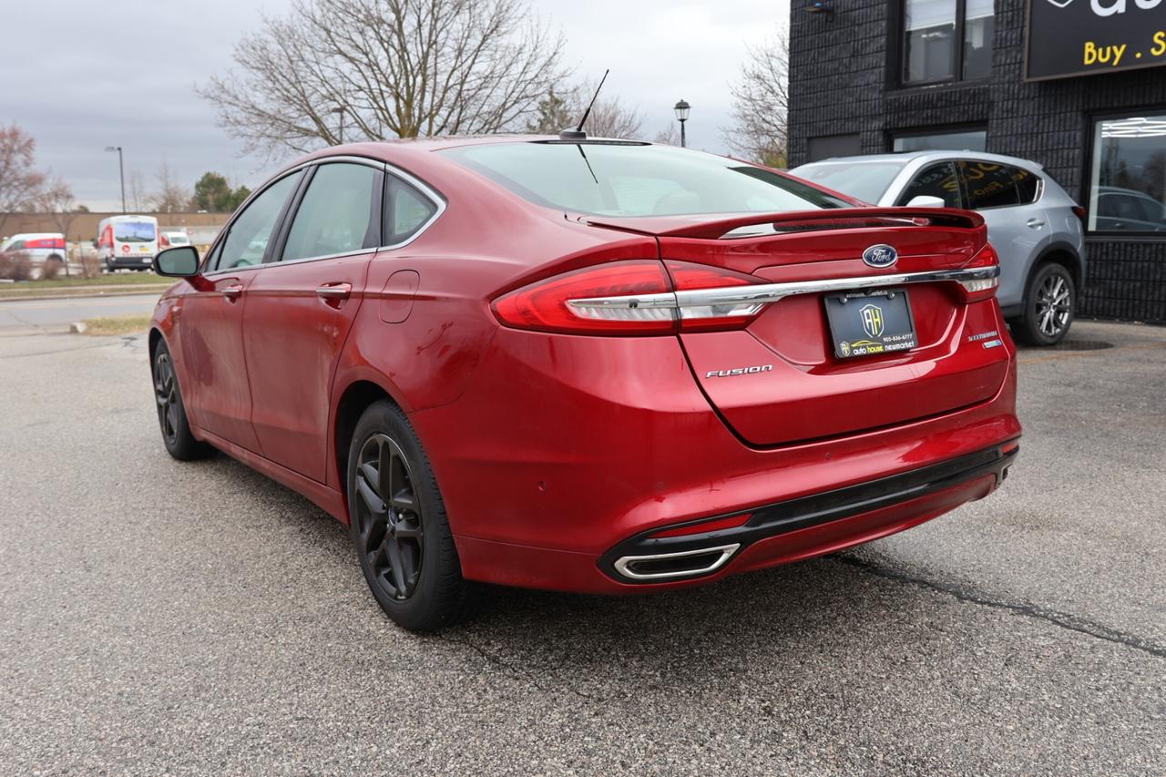 2018 Ford Fusion TITANIUM-AWD-R STARTER/NAV/LEATHER/P SEATS/H&C SEA Photo4