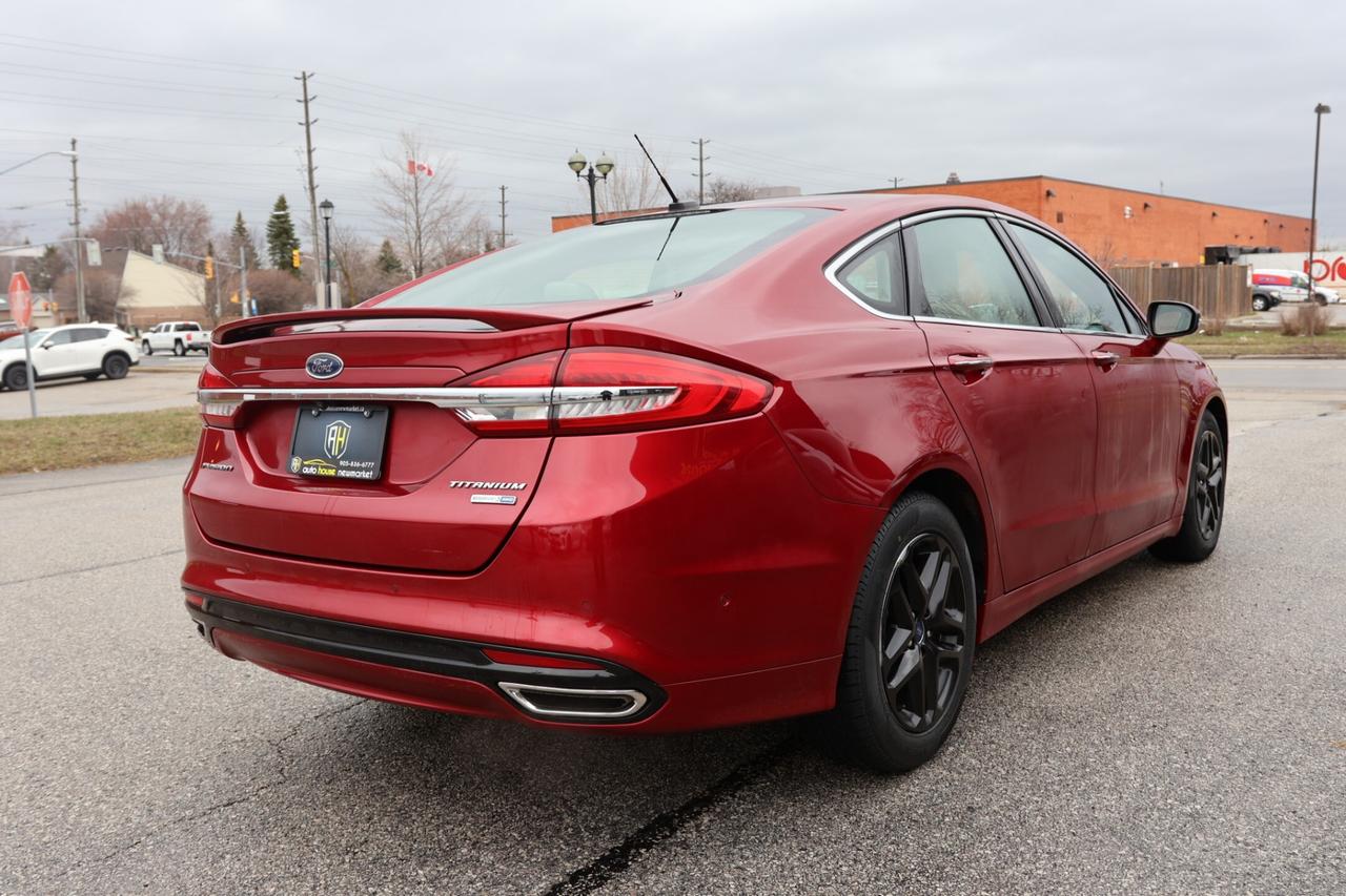 2018 Ford Fusion TITANIUM-AWD-R STARTER/NAV/LEATHER/P SEATS/H&C SEA Photo