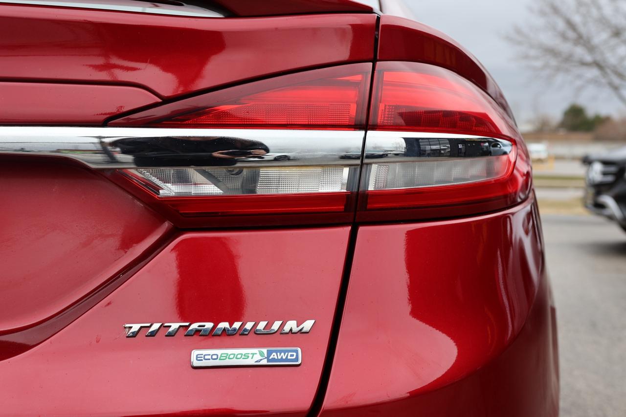 2018 Ford Fusion TITANIUM-AWD-R STARTER/NAV/LEATHER/P SEATS/H&C SEA Photo