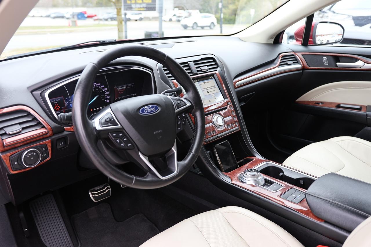 2018 Ford Fusion TITANIUM-AWD-R STARTER/NAV/LEATHER/P SEATS/H&C SEA Photo