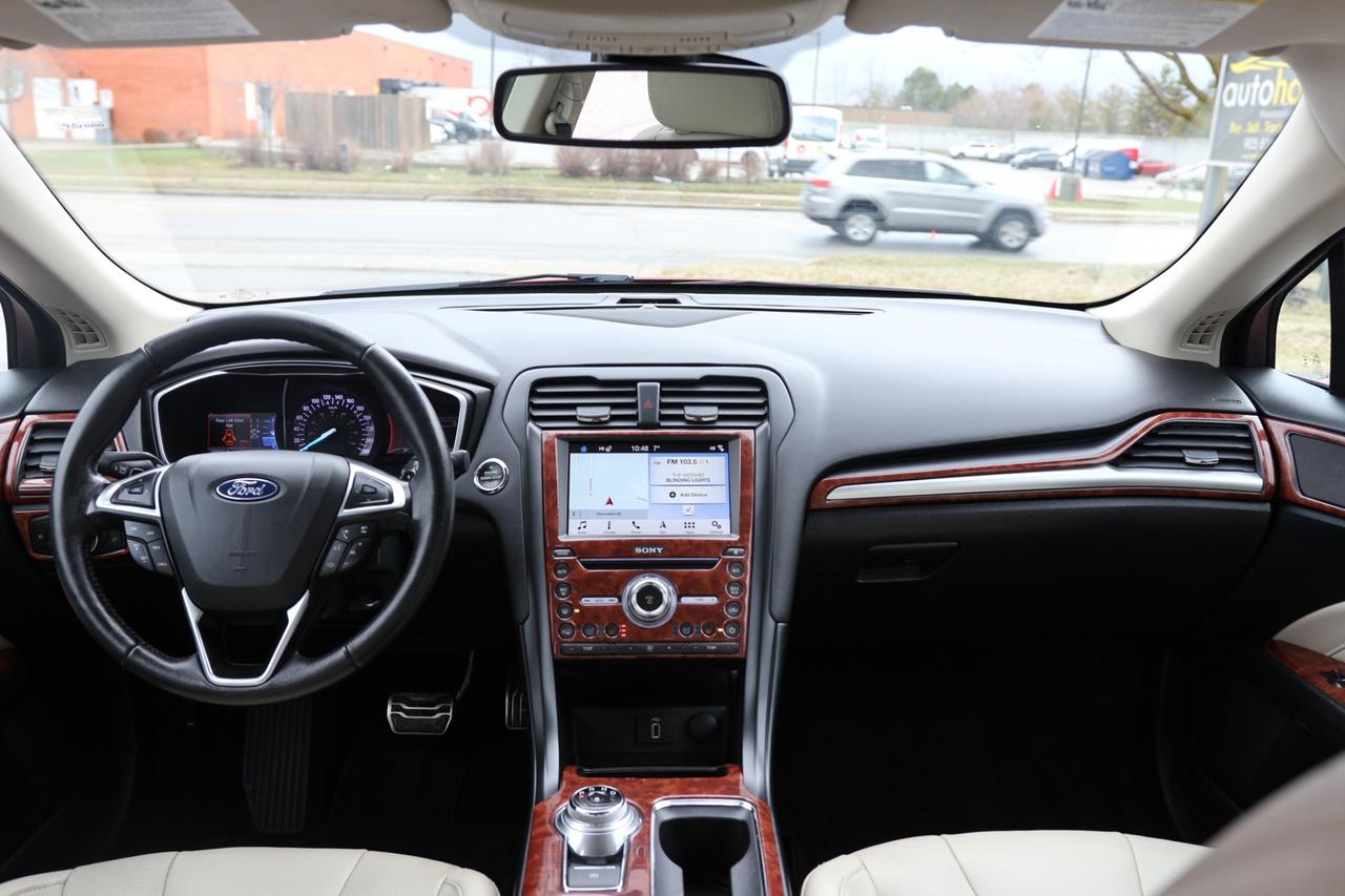 2018 Ford Fusion TITANIUM-AWD-R STARTER/NAV/LEATHER/P SEATS/H&C SEA Photo