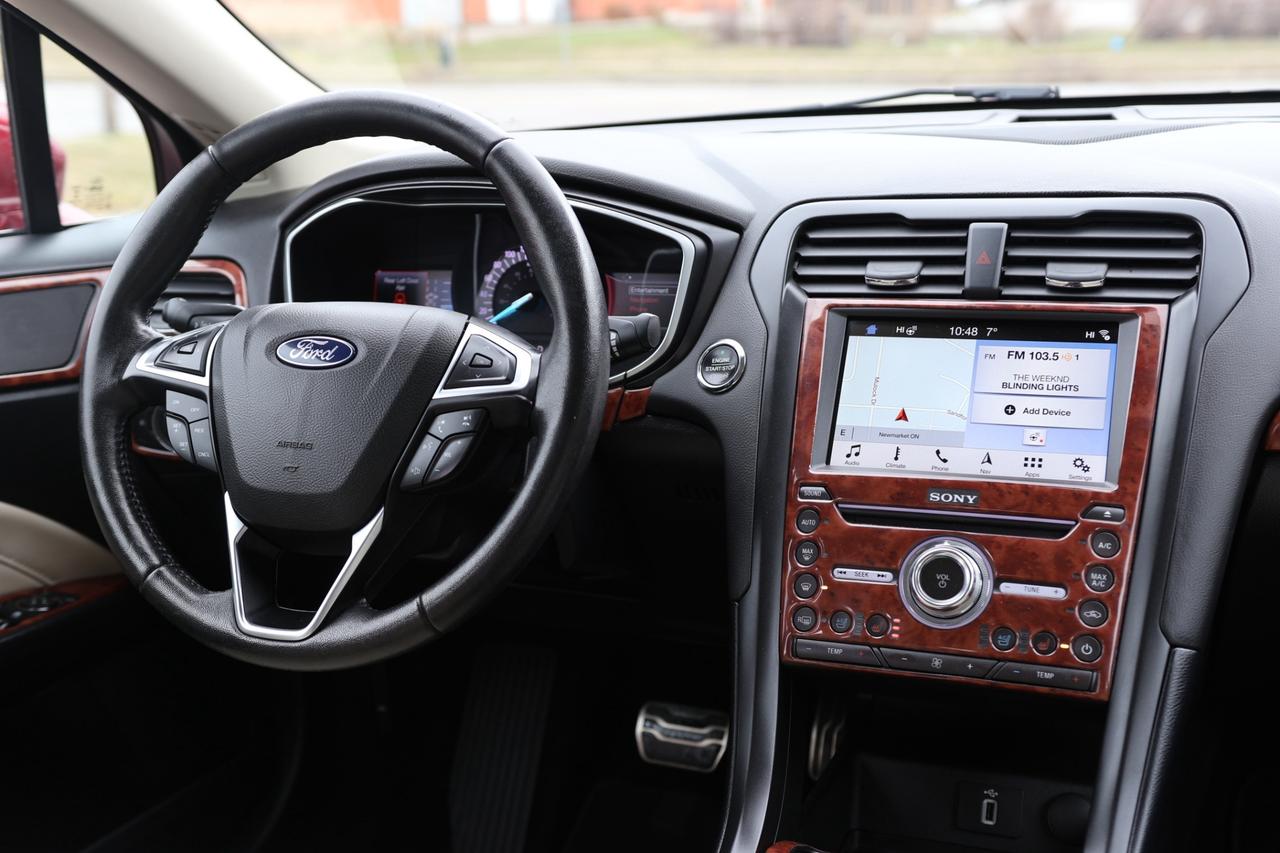 2018 Ford Fusion TITANIUM-AWD-R STARTER/NAV/LEATHER/P SEATS/H&C SEA Photo