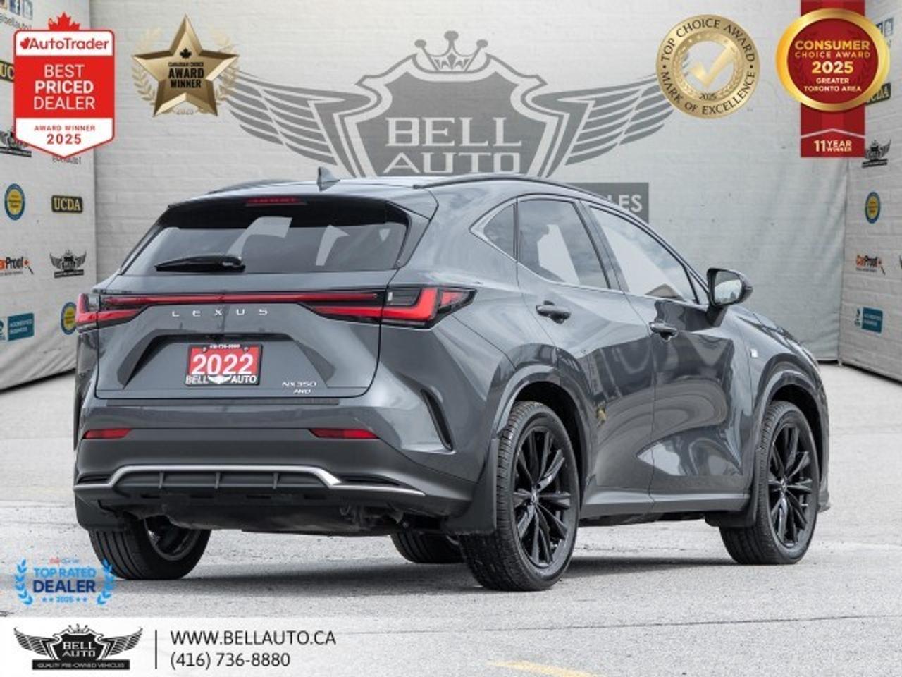 2022 Lexus NX 350   F-SPORT   HUD   NAVI   B.CAM   PANO   REDLTH Photo