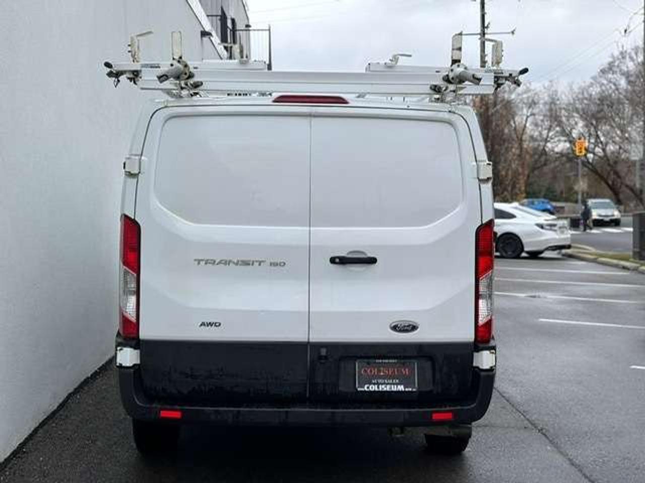 2021 Ford Transit Cargo Van T-150 AWD LADDER RACK-DIVIDER-CAMERA-NEW TIRES!!! Photo3