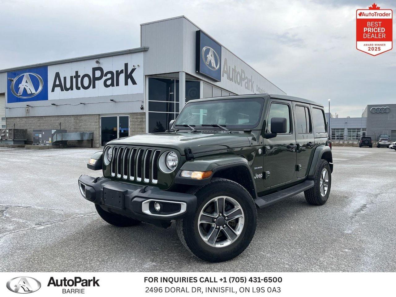 Used 2022 Jeep Wrangler Unlimited Sahara 4X4 for sale in Innisfil, ON