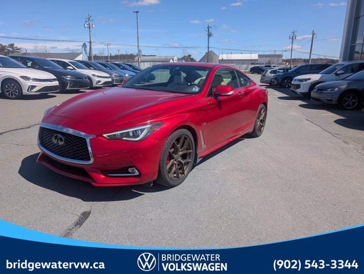 Used 2017 Infiniti Q60 3.0T Red Sport 400 for sale in Hebbville, NS