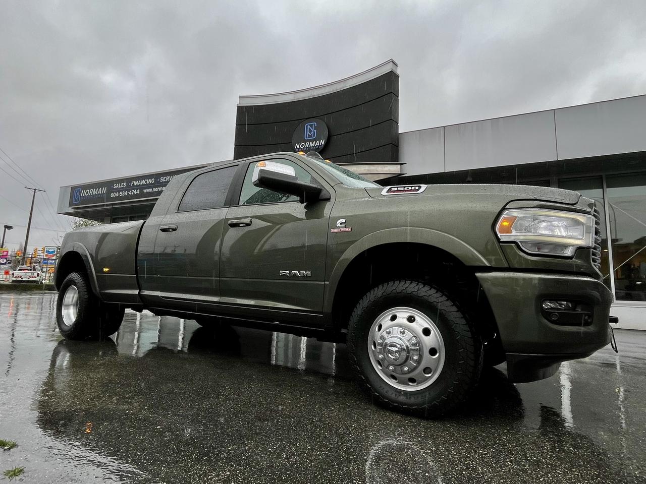 Used 2021 RAM 3500 Laramie 4x4 Mega Cab DUALLY AISIN DIESEL LOADED for sale in Langley, BC