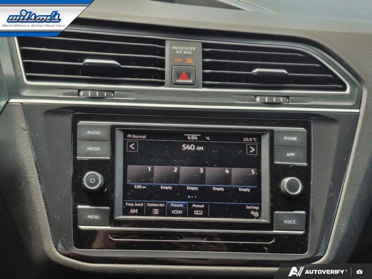 2020 Volkswagen Tiguan Trendline AWD | Heated Seats | CarPlay + Android | Rear Camera | and More ! Photo