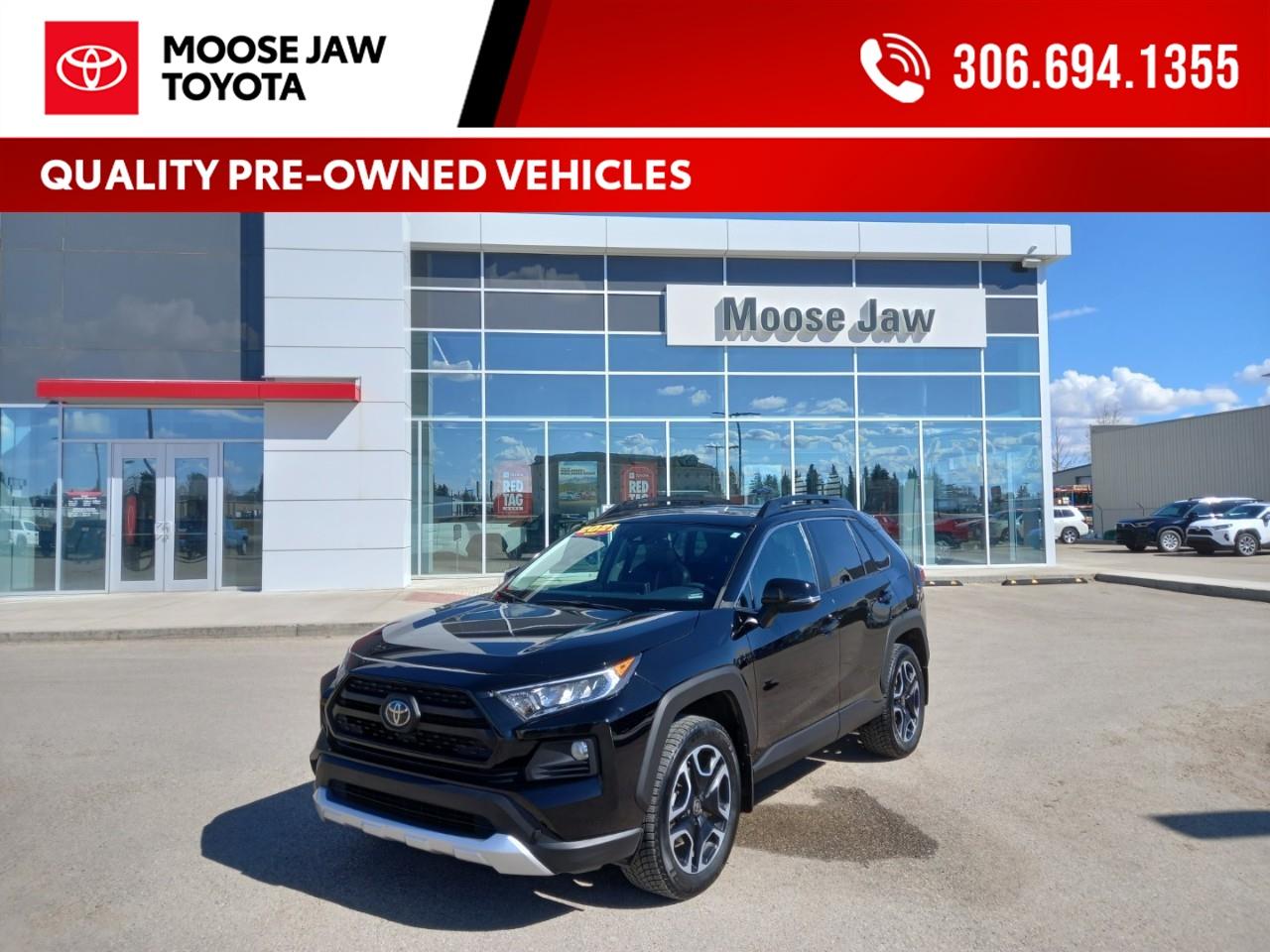 Used 2021 Toyota RAV4 2021 Toyota RAV4 Trail Edition – Low KM, Local Trade! for sale in Moose Jaw, SK