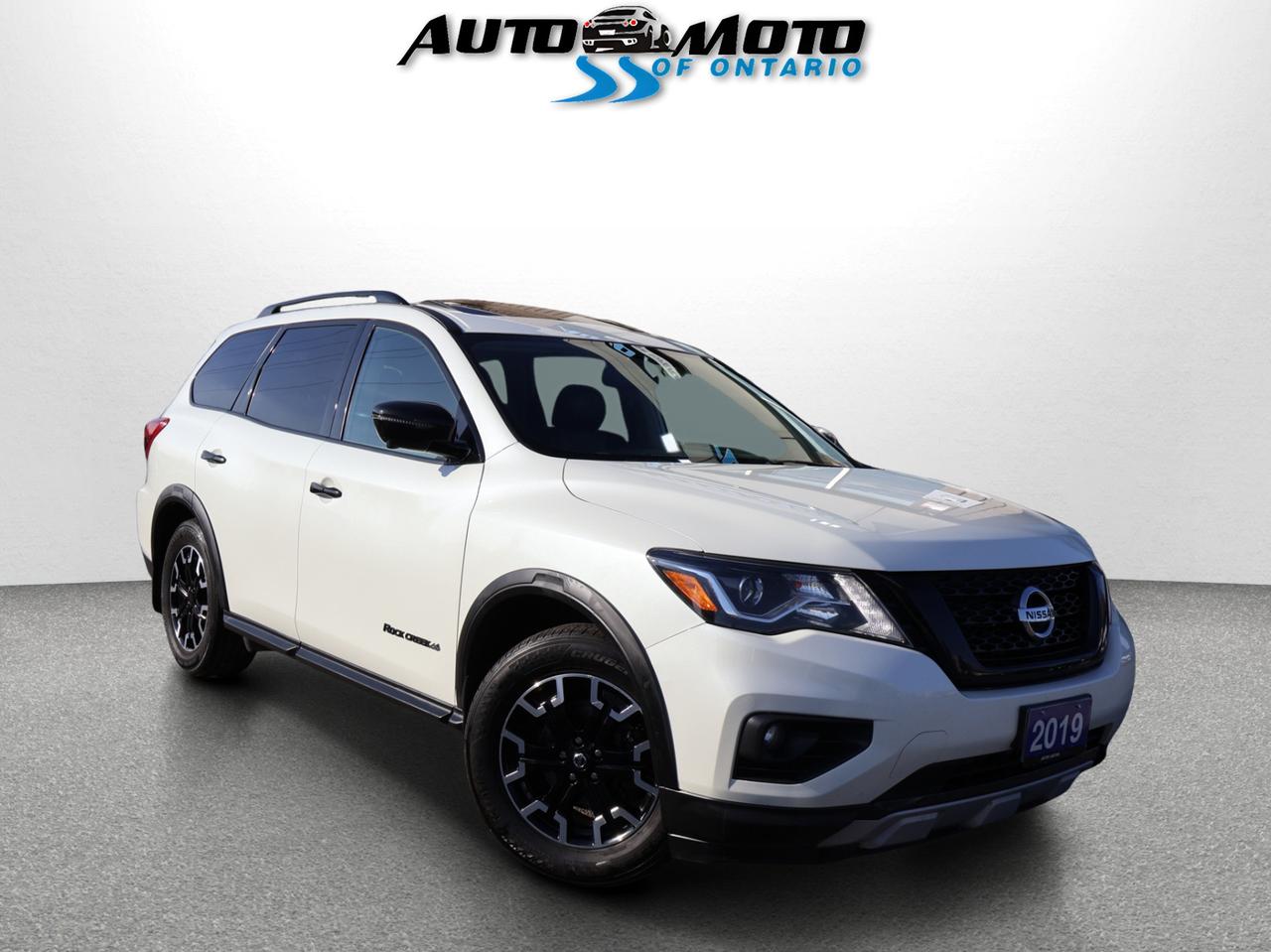 <p>*SAFETY INCLUDED*ACCIDENT FREE*LOCAL ONTARIO CAR*29 SERVICE RECORDS*<span>SL Rock Creek Edition is a special Pathfinder appearance package</span><span>* </span><span>Very Clean Nissan Pathfinder AWD 3.5L V6 Automatic </span><span>Transmission</span><span>. White on Black Leather Interior. Fully Loaded with: Power Windows, Power Locks, and Power Heated Mirrors, AUX, AC, Keyless Entry, 360 Camera, Navigation System, Dual Roof, Power Tail Gate, Bluetooth, Heated Front and Rear Seats, Back Up Sensors, Auto Dimming Mirrors, Fog Lights, Push To Start, Steering Mounted Controls, Cruise System, Roof Rack, Side Turning Signals, Power Front Seats, Memory Driver Seat, Blind Spot Indicators, Heated Steering Wheel, and ALL THE POWER OPTIONS!! </span></p><pre><p><span>-------------------------------------------------</span><br><span>Financing options are available start from 6.29% with $0 Down payment O.A.C.</span><br><span>-------------------------------------------------</span><br><span>SAFETY CERTIFICATION INCLUDED*** Vehicle comes with: Safety Certification, and Car Fax Report ALL INCLUDED!! At no extra cost to you!! Dont miss this opportunity to own a high-quality, pre-owned vehicle. </span><br><span>-------------------------------------------------</span><br><span>Additionally, our vehicles qualify for up to 4 years of extended warranty. Please speak to your sales representative for more information.</span><br><span>-------------------------------------------------</span><br><span>We are open Monday to Saturday from 10am - 6pm, Sundays Closed.</span><br><span>-------------------------------------------------</span><br><span>We also welcome trade-ins, with on-site buyers available to estimate your vehicle on the same day.</span><br><span>-------------------------------------------------</span><br><span>Visit us at 3219 Harvester Road, Burlington, L7N 3N8 or call us at Nine O Five-281-2255 for more information.</span><br><span>------------------------------------------------</span><br><span>Check our inventory at www automotoinc ca</span></p></pre>