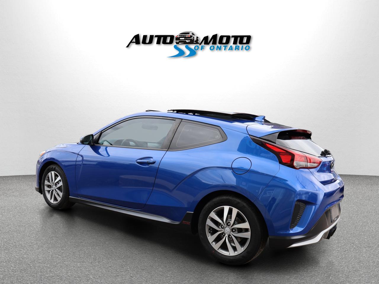 2019 Hyundai Veloster TURBO 6SPEED/SHIFT CERTIFIED *ACCIDENT FREE* CAMERA BLUETOOTH LEATHER HEATED SEATS SUNROOF CRUISE ALLOYS Photo3