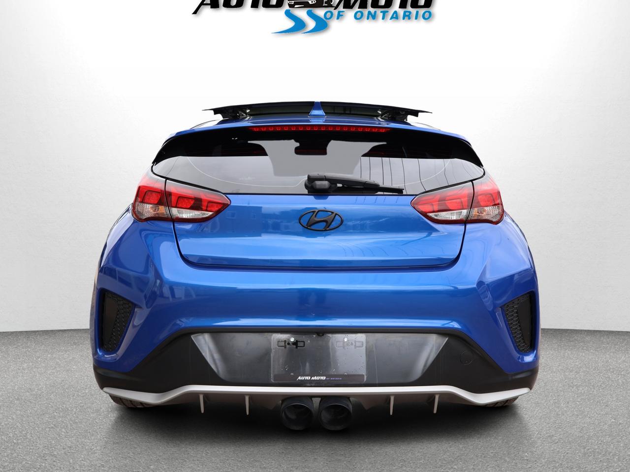 2019 Hyundai Veloster TURBO 6SPEED/SHIFT CERTIFIED *ACCIDENT FREE* CAMERA BLUETOOTH LEATHER HEATED SEATS SUNROOF CRUISE ALLOYS Photo4