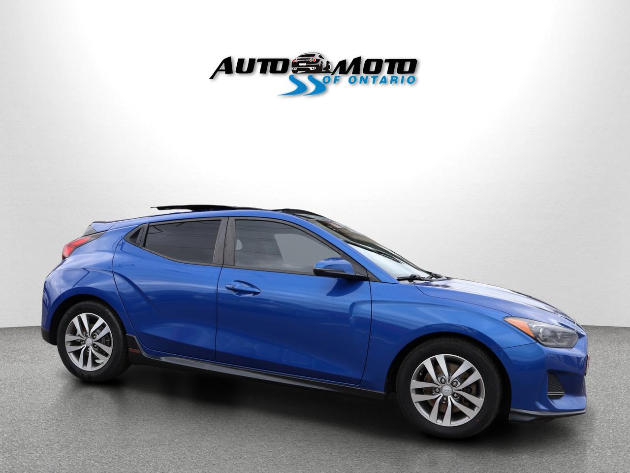 2019 Hyundai Veloster TURBO 6SPEED/SHIFT CERTIFIED *ACCIDENT FREE* CAMERA BLUETOOTH LEATHER HEATED SEATS SUNROOF CRUISE ALLOYS Photo