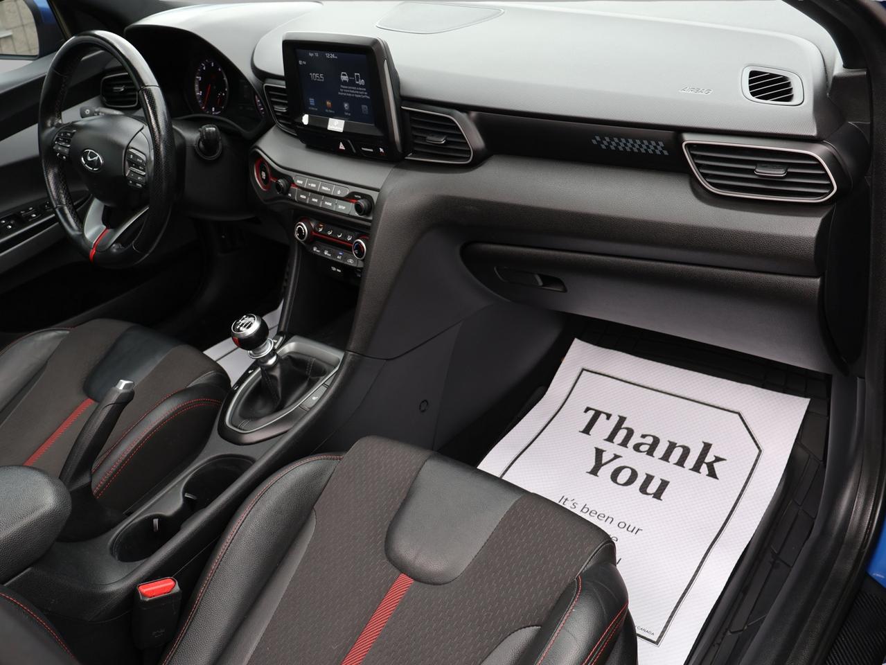 2019 Hyundai Veloster TURBO 6SPEED/SHIFT CERTIFIED *ACCIDENT FREE* CAMERA BLUETOOTH LEATHER HEATED SEATS SUNROOF CRUISE ALLOYS Photo