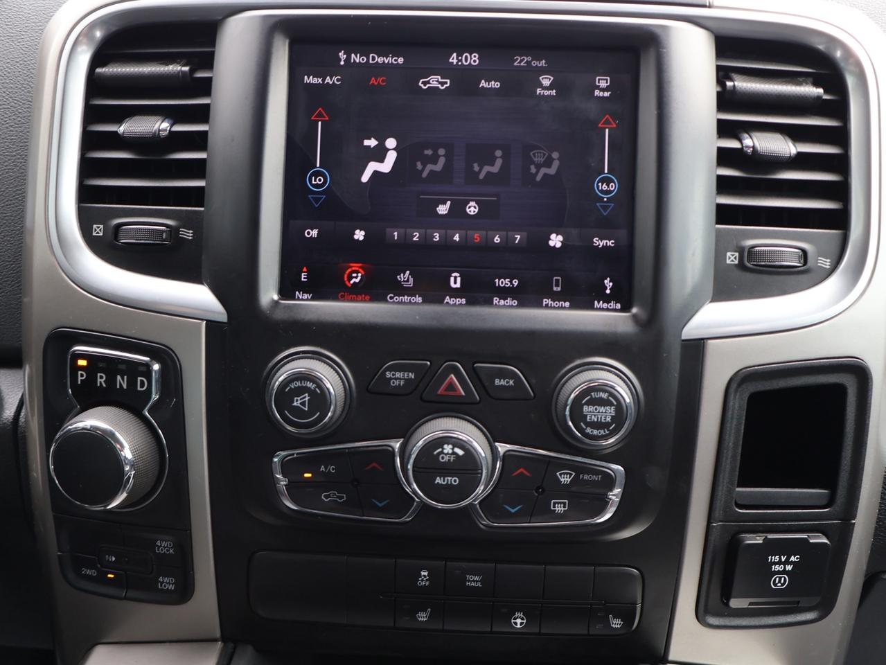 2018 RAM 1500 OUTDOORSMAN HEMI CREW 4WD *ACCIDENT FREE* CAMERA NAV BLUETOOTH HEATED SEATS CRUISE ALLOYS Photo