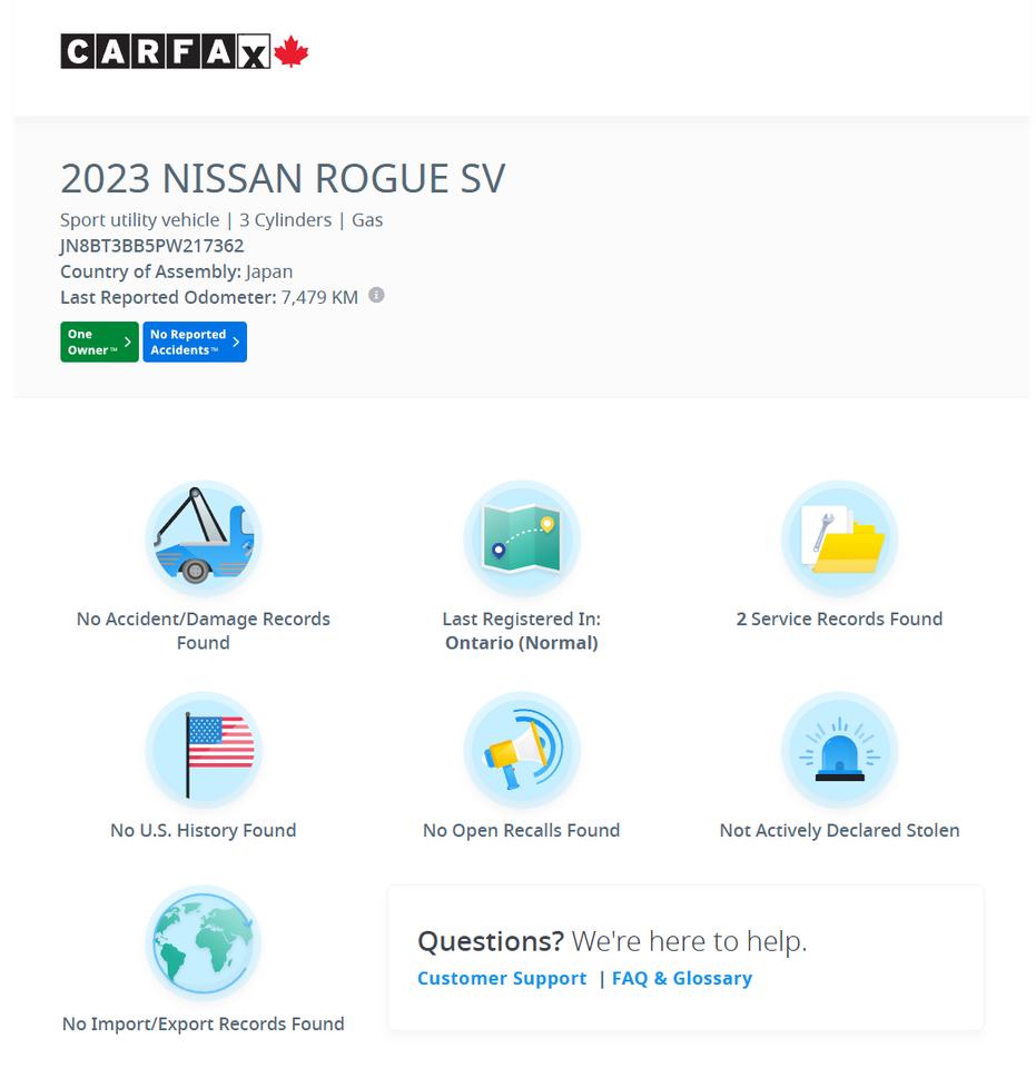 2023 Nissan Rogue SV Moonroof AWD+ONE OWNER+CLEAN CARFAX Photo