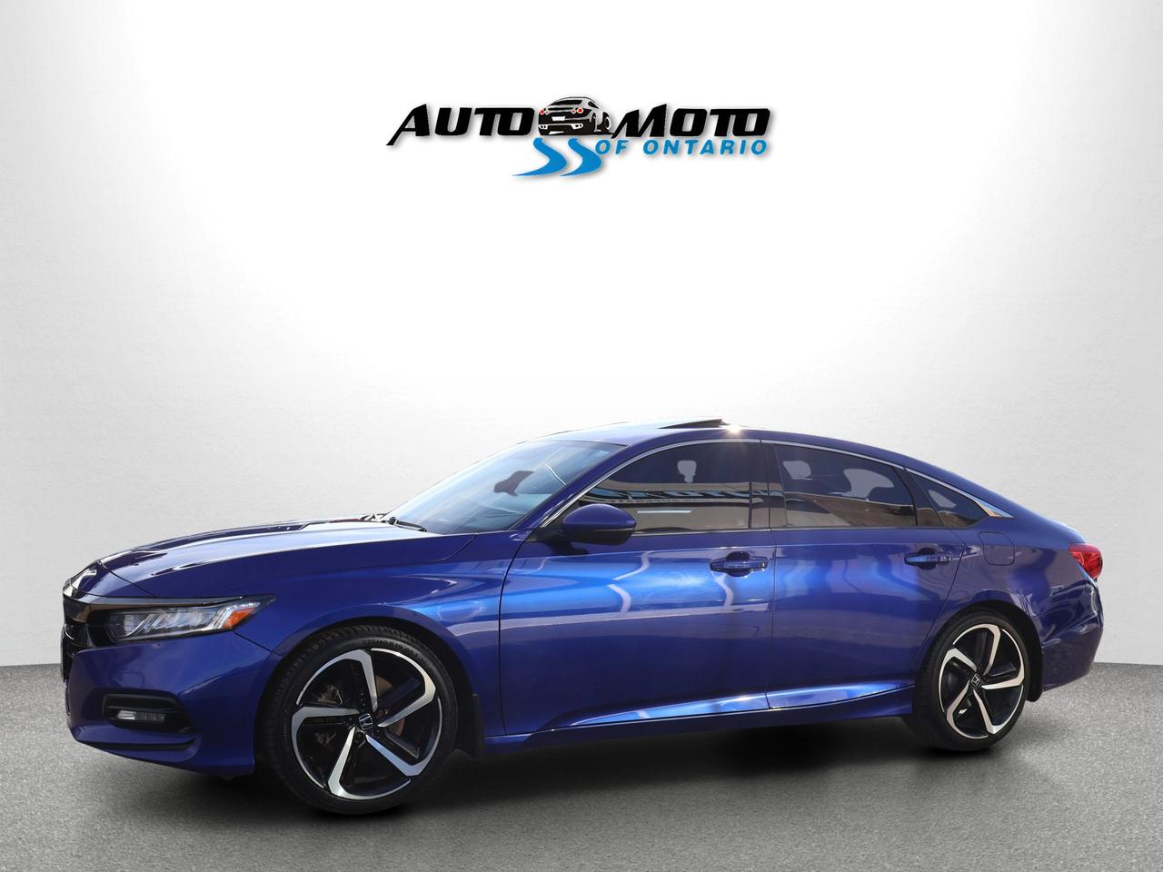 2018 Honda Accord SPORT CERTIFIED *ACCIDENT FREE*HONDA MAINTAIN* CAMERA BLUETOOTH LEATHER HEATED SUNROOF CRUISE ALLOYS Photo