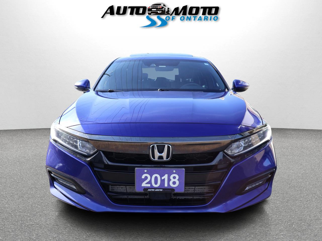 2018 Honda Accord SPORT CERTIFIED *ACCIDENT FREE*HONDA MAINTAIN* CAMERA BLUETOOTH LEATHER HEATED SUNROOF CRUISE ALLOYS Photo