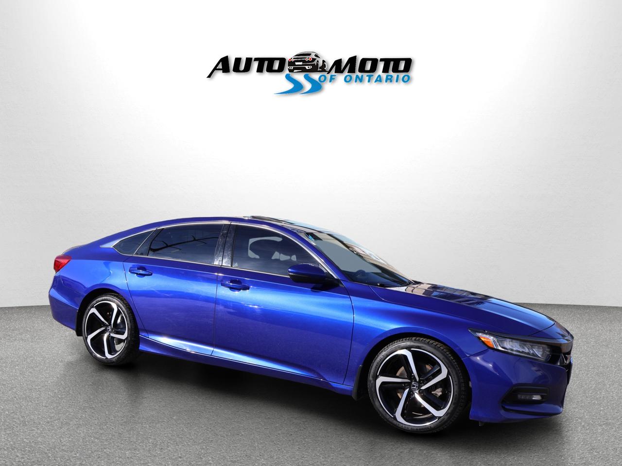 2018 Honda Accord SPORT CERTIFIED *ACCIDENT FREE*HONDA MAINTAIN* CAMERA BLUETOOTH LEATHER HEATED SUNROOF CRUISE ALLOYS Photo