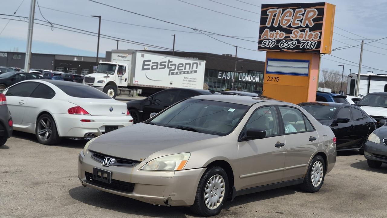 2003 Honda Accord DX, SEDAN, 4 CYL, AUTO, DRIVES GREAT, AS IS - Photo #1