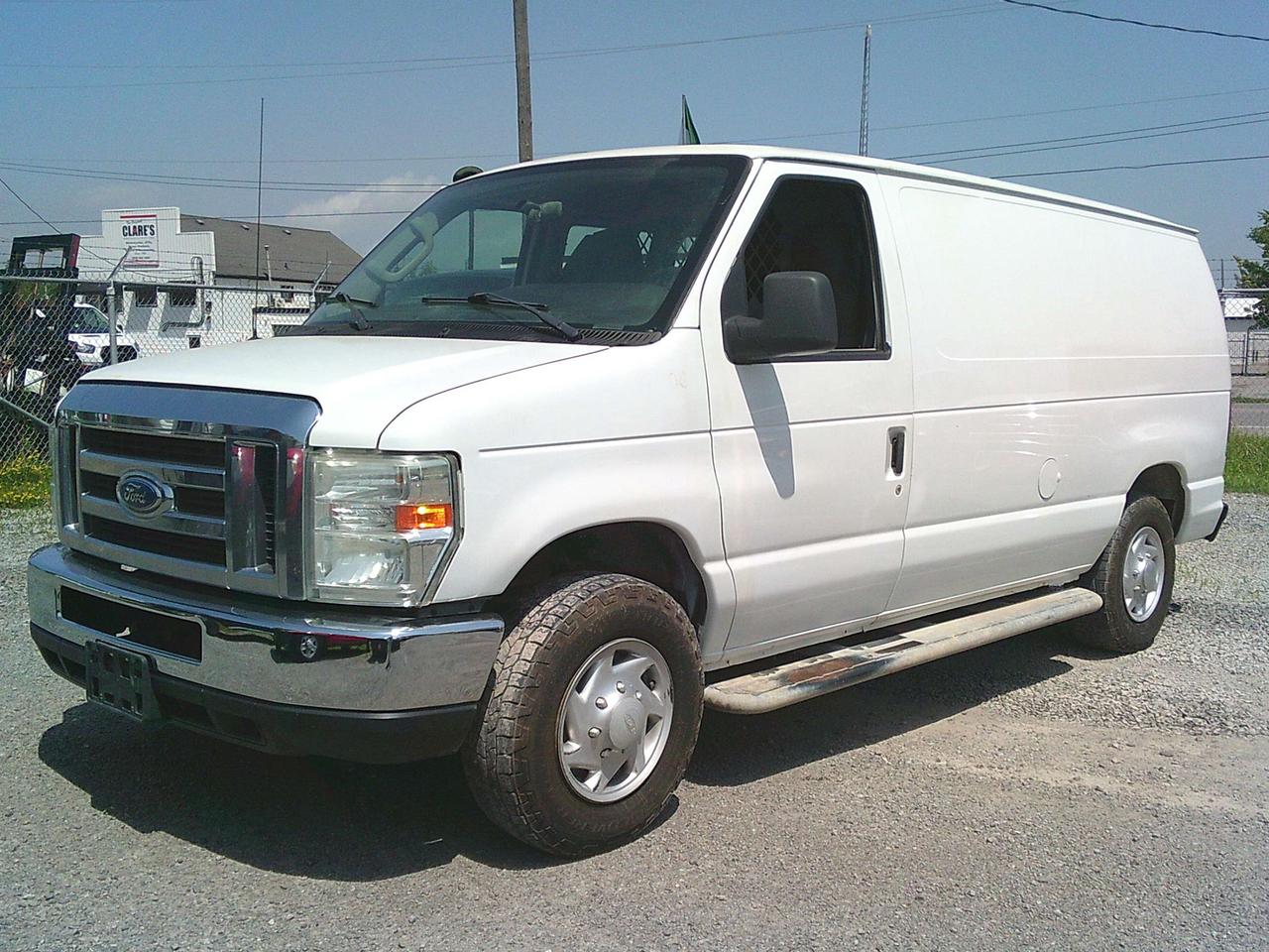 Safety, 3 yr Warranty. 2023 Feb: Transmission replaced and fluid changed! Trades are welcome. Need financing? No problem, we deal with many financial companies that can help buyers finance the vehicle they want! Any credit welcome. We offer FREE vehicle delivery anywhere in the Niagara Region! Have It Shipped Directly To Your Door!  Need Bluetooth or a backup camera? Ask us about available upgrades and professional installation before delivery!  Japanese Sport Car has been serving Canadians for over 27 years, and we strive to provide the best service possible to customers all over Canada! BUY WITH CONFIDENCE! OMVIC & UCDA Registered dealer, specializing in Commercial Trucks for over 27 years! Equipped with a Heavy Duty Champion Compressor with a Honda Motor Full specs & features 2012 Ford Econoline Cargo Van Trim  COMMERCIAL Powertrain  Auto, Rear Wheel Drive, 4.6L 8cyl, Flex Fuel Odometer  283XXX KM Exterior/interior colour  White / Gray Seats  2 Doors  3 VIN  1FTNE2EW3CDA54082 Air Type: Air Conditioning Seat Covering Type: Cloth Adjustable Steering Wheel Cruise Control Power Steering Radio Equipment: AM/FM Power Windows Power Locks Power Mirrors Traction Control Roof Type: Hard Top ABS We offer a comprehensive Client Care Package for only $799 which includes a certified safety inspection and a 3-year Silver Powertrain Warranty with UNLIMITED kilometers giving you confidence and coverage from day one. All prices do not include certification, applicable taxes (HST) and licensing fees. Without certification, as per OMVIC regulations, the vehicle is not road worthy, not E-tested, nor certified.