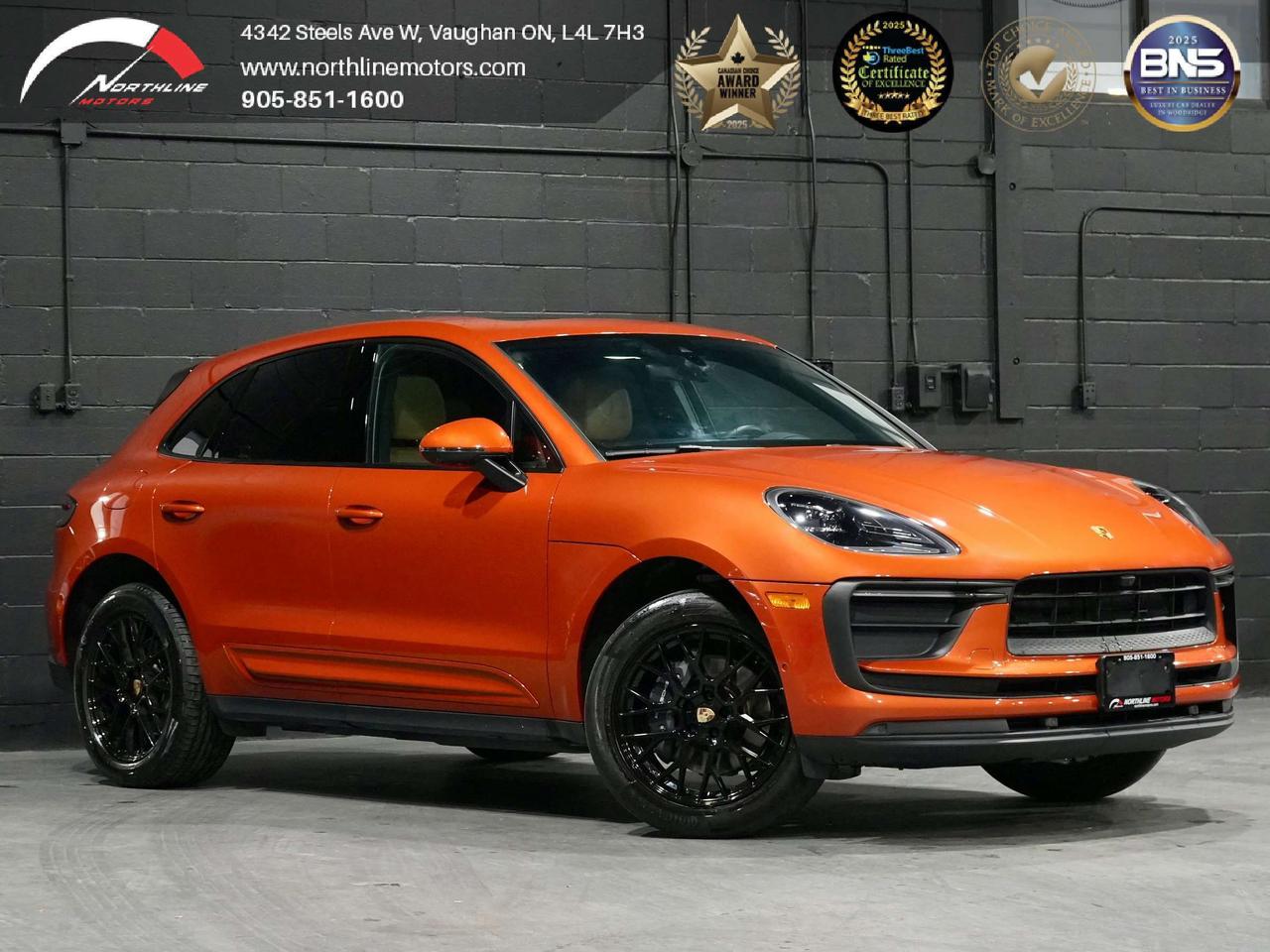 -2.0L Turbocharged 4-Cylinder Engine
-7-Speed Porsche PDK Dual-Clutch Transmission
-All-Wheel Drive (AWD)
-Porsche Traction Management (PTM)
-Drive Mode Select (Normal / Sport / Sport+)
-Auto Start/Stop (Eco Stop/Start)
-Paddle Shifters
-Porsche Stability Management (PSM)
-Hill Hold Assist
-Panoramic Fixed Glass Sunroof 
-LED Headlights with Porsche Dynamic Light System (PDLS)
-LED Daytime Running Lights
-Power Folding Heated Exterior Mirrors
-Auto-Dimming Exterior Mirrors
-Rain-Sensing Wipers
-Power Liftgate
-Rear Spoiler
-Heated Front Seats
-Ventilated Front Seats 
-Memory Front Seats 
-Leather / Partial Leather Upholstery
-Dual-Zone Automatic Climate Control
-Porsche Entry & Drive (Keyless Entry & Start)
-Split Folding Rear Seats
-Multifunction Sport Steering Wheel
-Ambient Interior Lighting
-Porsche Communication Management (PCM)
-Navigation System
-BOSE&reg; Surround Sound System
-Apple CarPlay
-Bluetooth Connectivity
-Audio Voice Control
-USB-C Ports
-Porsche Connect Services
-360&deg; Surround View Camera System
-Front & Rear ParkAssist
-Rear View Camera
-Active Parking Assistance 
-Lane Change Assist (Blind Spot Monitoring)
-Adaptive Cruise Control 
-Lane Keep Assist 
-Forward Collision Warning
-Automatic Emergency Braking
-Traffic Sign Recognition 
-Driver Fatigue Monitoring System
-Porsche Active Safe (PAS)
-Tire Pressure Monitoring System

***QUALIFY FOR A 4 YEAR WARRANTY ON OUR VEHICLES TODAY!!!


Northline Motors is a 5 star, family-owned dealership that prides itself on strong family values and a commitment to excellence. As consecutive winners of the Peoples Top Choice Award in the GTA, recognized as one of the Top Three Best Dealers in Vaughan by Top Three Rated, named Best Canadian Business by the Canada Business Review Board, and accredited by the Better Business Bureau with an A+ rating, our dedication to quality truly stands out. Weve also been honored with the Readers Choice Award in Vaughan. Visit our website for weekly updates on our exciting inventory, or stop by our pressure free, friendly showrooms - coffee and tea are always on us-to experience luxury, comfort, and innovation firsthand. With over 12 years of industry experience, we understand your needs and work tirelessly to deliver an exceptional experience every time. Our competitive prices and extensive selection of premium vehicles are backed by full transparency, comprehensive vehicle history reports, extended warranties, and aftermarket services. Serving customers nationwide, we invite you to call or visit today and become part of the ever growing Northline family. 

Please note: Prices exclude applicable taxes and licensing fees. All vehicles, unless otherwise specified, can be certified for an additional $999; otherwise, as per OMVIC regulations, the vehicle is not drivable, certified, or e tested. 

Although every effort is made to ensure the information provided is accurate and up-to-date, we do not take responsibility for any errors, omissions, or typographical mistakes found on our pages, including vehicle options. Additionally, prices are subject to change without notice. To ensure you have the most up-to-date information, please contact our sales team.