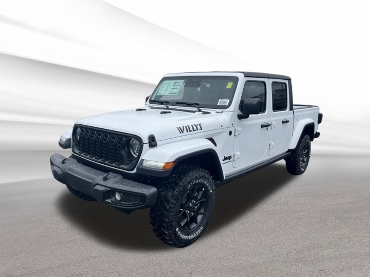 Built for drivers who want open-air freedom and real truck utility, the brand new 2026 Jeep Gladiator Willys brings rugged Jeep character to every road and trail. Finished in White with a Black interior, this four-door pickup combines proven 4x4 capability, a 3.6-litre Pentastar V-6 engine, and automatic transmission for confident driving in Halifax.At Steele Halifax Chrysler Dodge Jeep Ram FIAT, this 2026 Jeep Gladiator Willys stands out with a focused list of practical features that matter every day. You get four-wheel drive for added traction, a trailer hitch for work or recreation, a heated steering wheel for cold mornings, and a rear window defroster for clearer visibility in winter conditions.FEATURES OF THE Gladiator WillysDistinct Willys styling with off-road attitudeJeep truck design with removable freedomFour-door layout adds daily practicalityBuilt for trails, weather, and workTRUCK FEATURESTrailer hitch included for towing conveniencePickup bed adds useful cargo flexibilityFour-door cabin supports crew comfortFour-wheel drive helps in rough terrainADVANCED SAFETY FEATURESRear window defroster aids winter visibilityFour-wheel drive boosts traction controlSolid truck design supports confident drivingHigh ride height improves road awarenessPERFORMANCE AND EFFICIENCY3.6-litre V-6 delivers proven powerAutomatic transmission supports smooth operationGas engine offers familiar refuelling easeFour-wheel drive enhances all-surface capabilityCOMFORT AND CONVENIENCEHeated steering wheel warms cold startsFour doors improve passenger accessSpacious cabin supports everyday usabilityPractical layout suits work and travelTECHNONOLGY AND CONNECTIVITYClear driver-focused controls aid operationAutomatic transmission simplifies daily drivingFunctional cabin layout keeps essentials closeModern Jeep design supports easy useCARGO SPACEPickup bed handles gear and suppliesRear cabin adds extra storage flexibilityTruck design suits workday haulingUseful cargo area for weekend plansWHAT OTHER OWNERS LIKEStrong V-6 power for daily drivingTrue Jeep off-road capability and confidencePickup versatility for work and playOpen-air truck character owners appreciateThe 2026 Jeep Gladiator Willys is a smart fit for drivers who want one vehicle that can handle commuting, outdoor fun, and demanding weather. Its proven V-6 power, automatic transmission, and four-wheel drive setup make it easy to enjoy in every season while keeping the rugged utility expected from a Jeep truck.This 2026 Jeep Gladiator Willys is ready for Halifax drivers who value capability, simplicity, and authentic Jeep design. From towing support with the trailer hitch to added comfort from the heated steering wheel, this brand new pickup delivers the essentials with confidence and purpose.This 2026 Jeep Gladiator Willyss VIN is: 1C6PJTAG1TL176770.We invite you to book a viewing and test drive at your earliest convenience