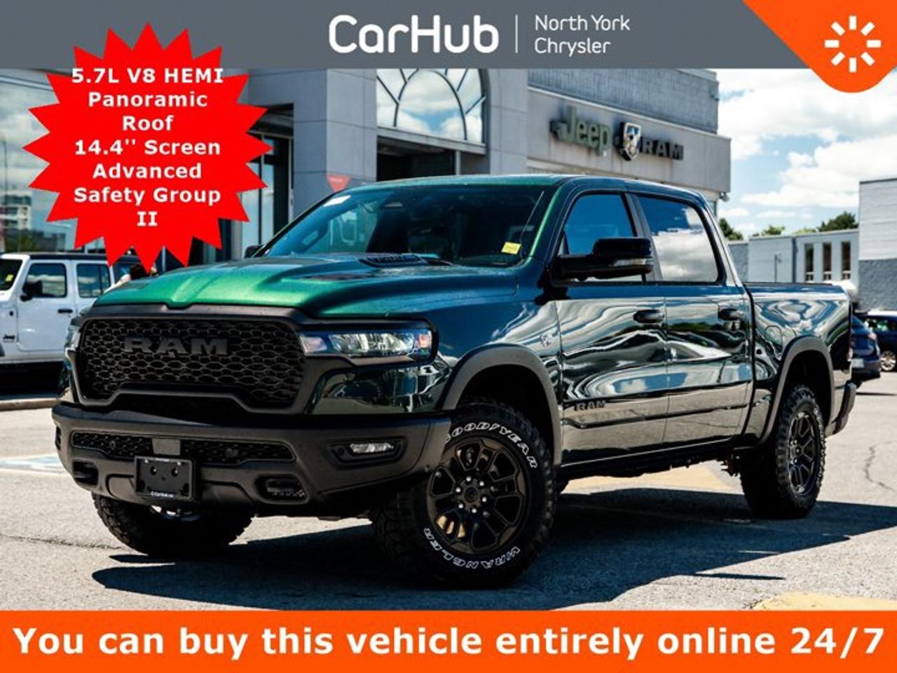 2026 RAM 1500 Rebel 5'7" Box 5.7L V8 HEMI Panoroof 14.4'' Screen Advanced Safety Group II Photo0