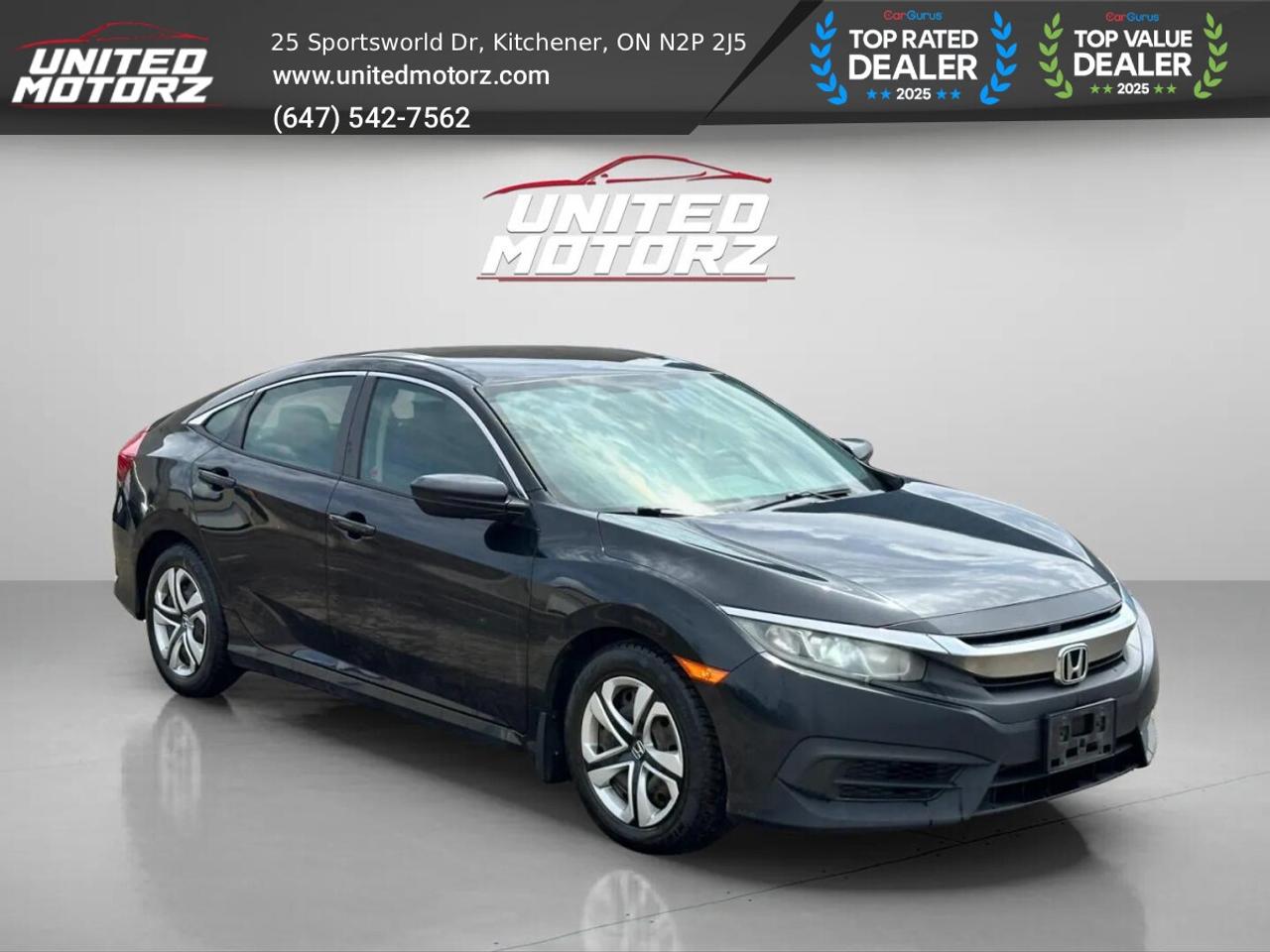 2017 Honda Civic LX~SAFETY CERTIFIED~NO ACCIDENTS~21 Service Record Photo2