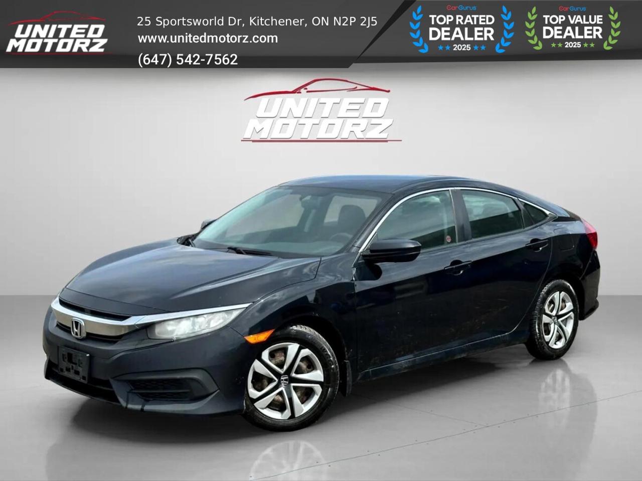 2017 Honda Civic LX~SAFETY CERTIFIED~NO ACCIDENTS~21 Service Record Photo0