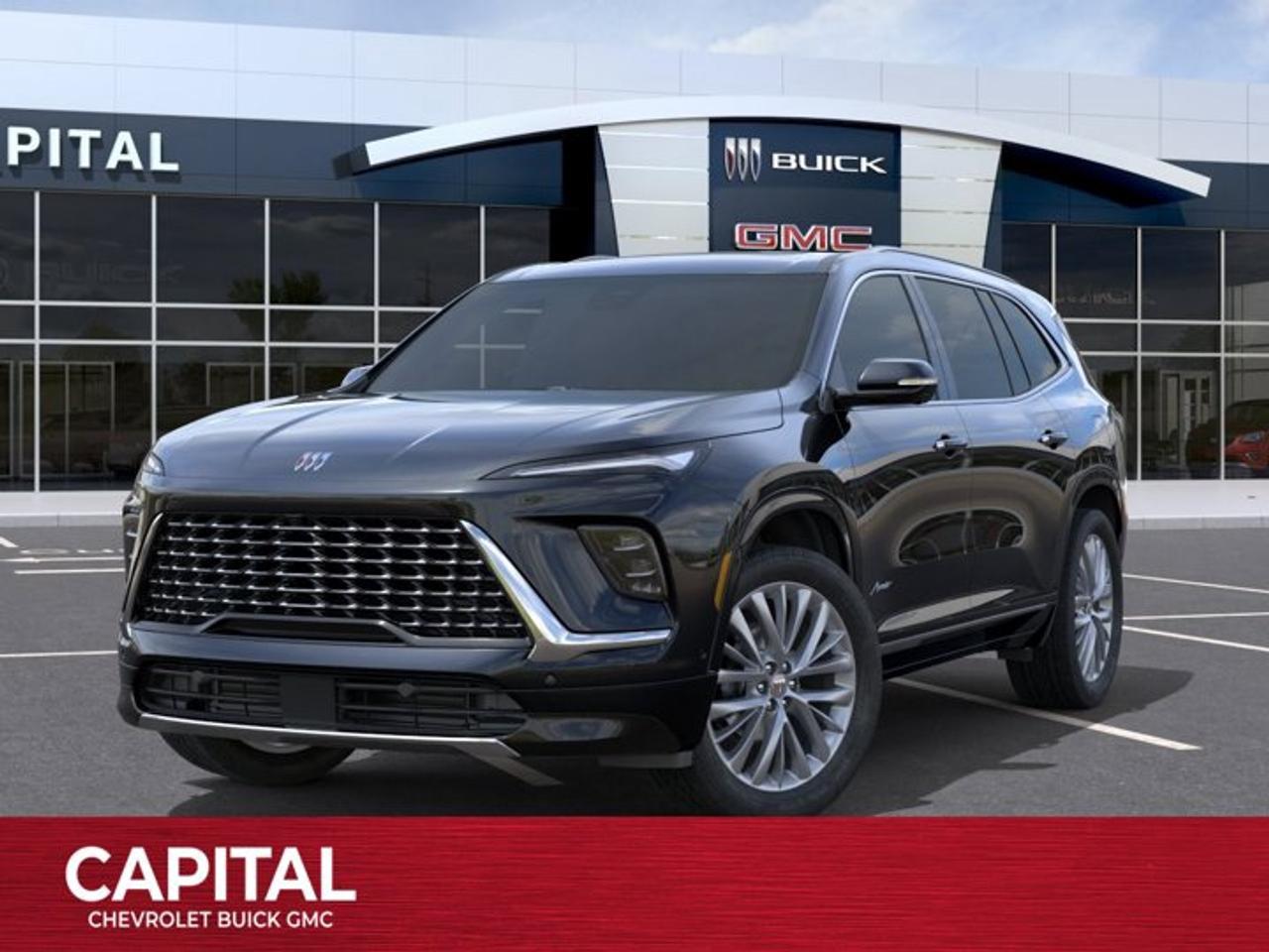 This Buick Enclave boasts a Gas 2.5L/ engine powering this Automatic transmission. TRANSMISSION, 8-SPEED AUTOMATIC, ELECTRONICALLY CONTROLLED (STD), SUPER CRUISE PACKAGE includes (UKL) Super Cruise, (UKZ) Enhanced Automatic Parking Assist and (ULM) Driver Attention Assist, LPO, INTEGRATED CARGO LINER.* This Buick Enclave Features the Following Options *LPO, FLOOR LINER PACKAGE includes (RIA) first and second row all-weather floor liners, LPO and (RIB) third row all-weather floor liner, LPO and and (CAV) integrated cargo liner, LPO , LPO, ALL-WEATHER FLOOR LINER, THIRD ROW, ENGINE, 2.5L TURBO DOHC SIDI WITH VARIABLE VALVE TIMING (VVT) (328 hp [244 kW] @ 5500 rpm, 326 lb-ft of torque [442 N-m] @ 3500 rpm) (STD), ENGINE BLOCK HEATER, AVENIR PREFERRED EQUIPMENT GROUP includes standard equipment, 3 YEARS SIRIUSXM, Wireless Phone Charging, Wireless Google Android Auto, Wireless Apple CarPlay, Wipers, front intermittent, Rainsense.* Stop By Today *Test drive this must-see, must-drive, must-own beauty today at Capital Chevrolet Buick GMC Inc., 13103 Lake Fraser Drive SE, Calgary, AB T2J 3H5.