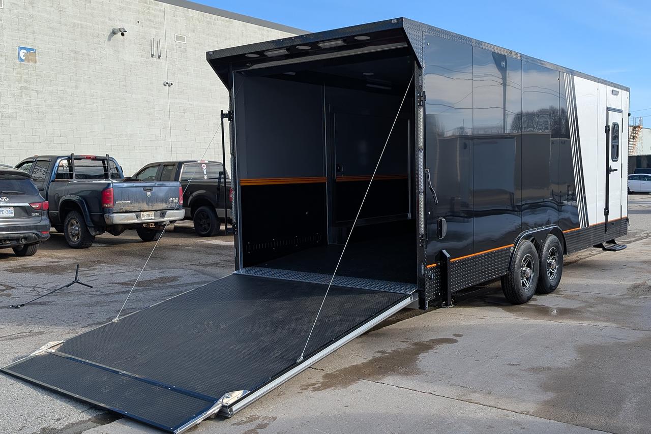 2025 Canadian Trailer Company 8.5X22 V-Nose Cargo Trailer Aluminum Car Hauler Photo14