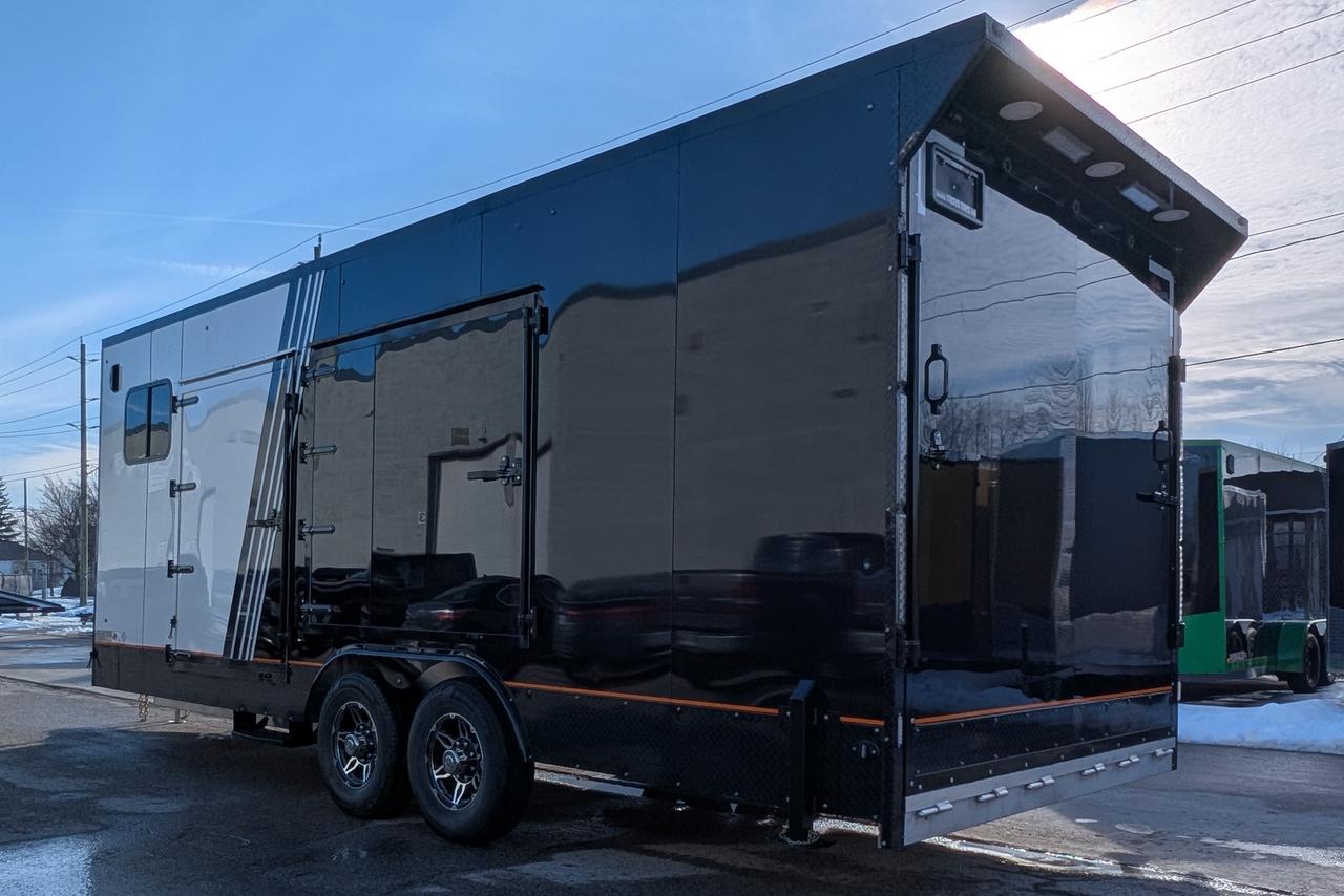 2025 Canadian Trailer Company 8.5X22 V-Nose Cargo Trailer Aluminum Car Hauler Photo7
