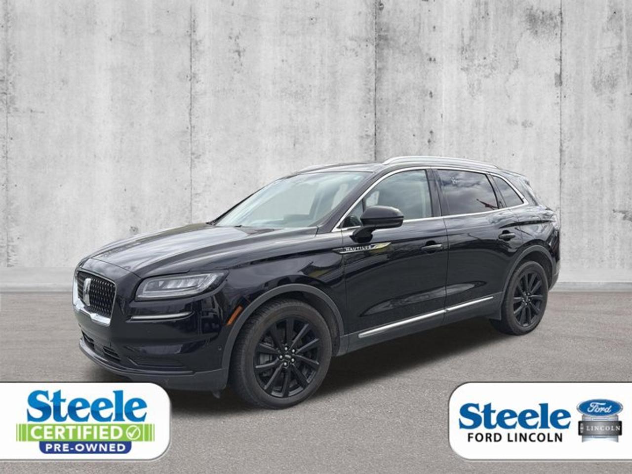 Experience refined luxury and impressive performance in this 2022 Lincoln Nautilus Reserve AWD, finished in elegant Black Metallic with a sophisticated Ebony interior. Designed to deliver a premium driving experience, the Nautilus combines upscale comfort, advanced technology, and confident all-weather capability in a stylish midsize luxury SUV.Under the hood, a powerful 2.7L Twin-Turbocharged V6 engine is paired with an 8-speed automatic transmission, providing smooth acceleration, responsive performance, and effortless highway cruising. Inside, youll find a spacious and meticulously crafted cabin featuring premium materials, exceptional comfort, and the modern conveniences expected from a Lincoln luxury vehicle. Whether youre commuting, travelling, or enjoying a weekend getaway, the Nautilus Reserve offers comfort and confidence at every turn.This well-equipped luxury SUV delivers the perfect balance of performance, sophistication, and practicality, making it an excellent choice for drivers seeking premium value.Steele Certified 85-Point Inspection Vehicle DisclosureThis vehicle has undergone the Steele Certified Pre-Owned Program and includes: 85-Point Vehicle Inspection Fresh 2-Year Motor Vehicle Inspection (MVI) Professional Interior & Exterior Detailing Vehicle History Report (CarFax or equivalent) Full Tank of Gas at Delivery Real-Time Market Value Pricing Flexible Financing Options Available 7-Day / 1,000 KM Exchange PrivilegeWork Completed During Certification: Oil and Filter Change Performed Using Manufacturer-Approved Products Replaced Front Brake Pads and Rotors Replaced Rear Brake Pads and Rotors Replaced Both Front Lower Control Arms Replaced Battery Replaced Engine Air Filter Replaced Cabin (Pollen) Filter
