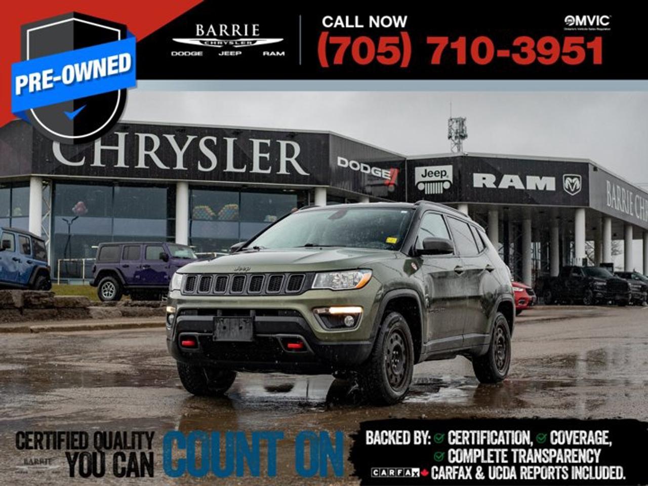 Used 2018 Jeep Compass Trailhawk for sale in Barrie, ON