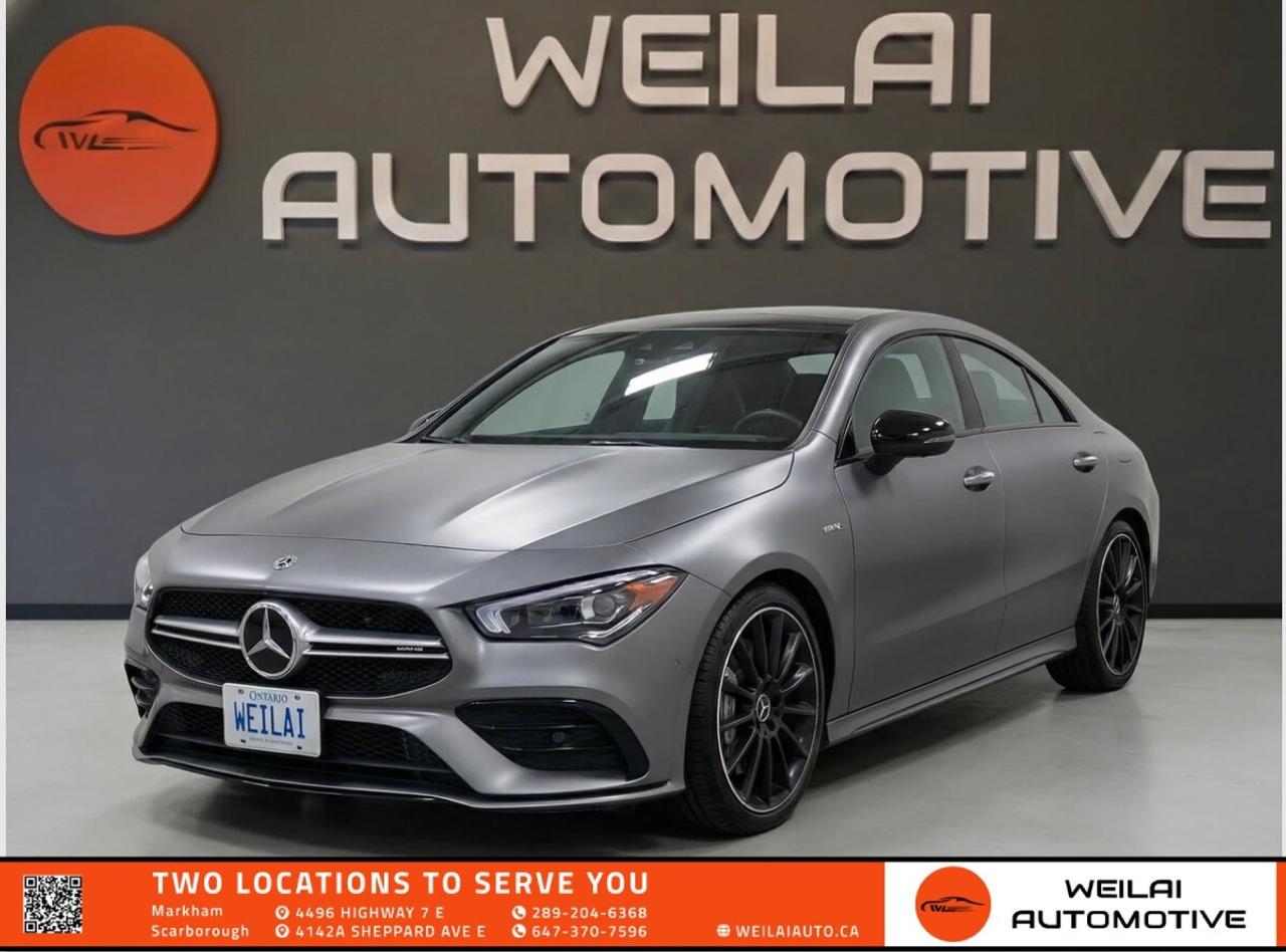 Used 2022 Mercedes-Benz CLA-Class AMG 35 4MATIC/No Accident/Fully Serviced! for sale in Markham, ON