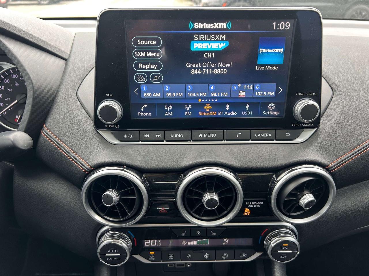 2023 Nissan Sentra SR Midnight Edition w/Intelligent Cruise, CarPlay Photo