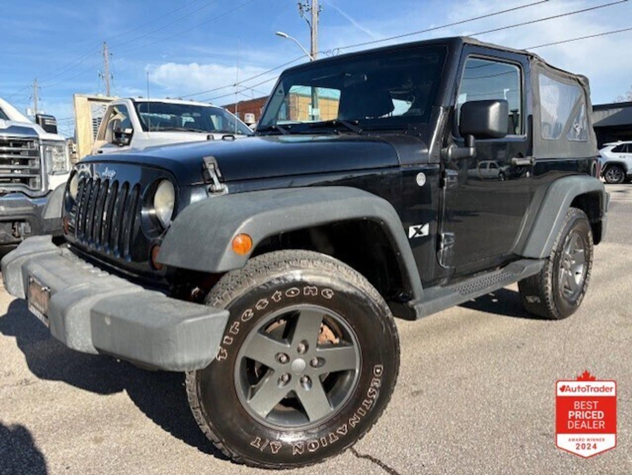 2009 Jeep Wrangler X 4WD 6 SPD MANUAL-NO ACCIDENTS-ALLOYS-ONLY $7999 Photo0